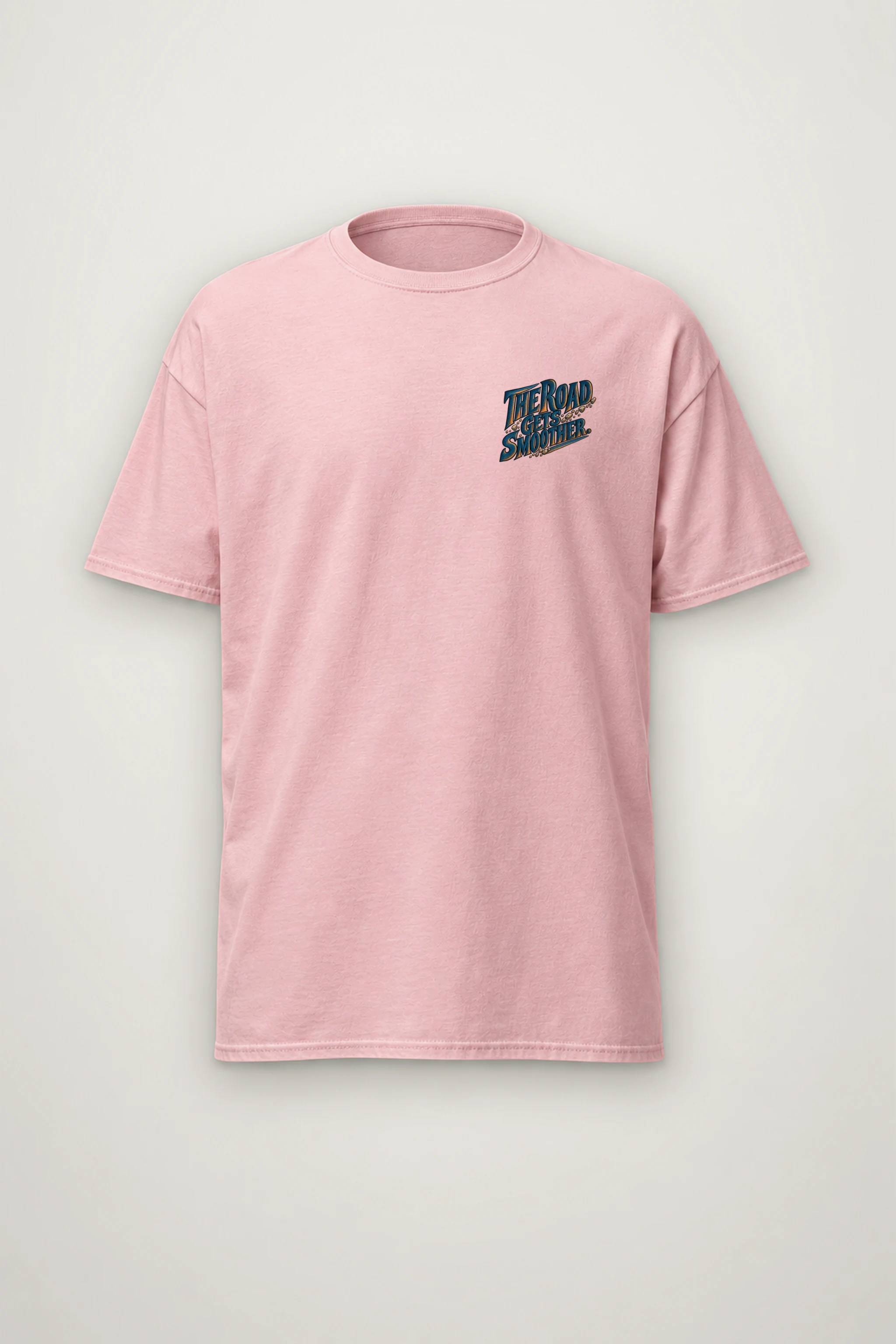 "The Road Gets Smoother" Heavyweight Unisex Crewneck T-shirt