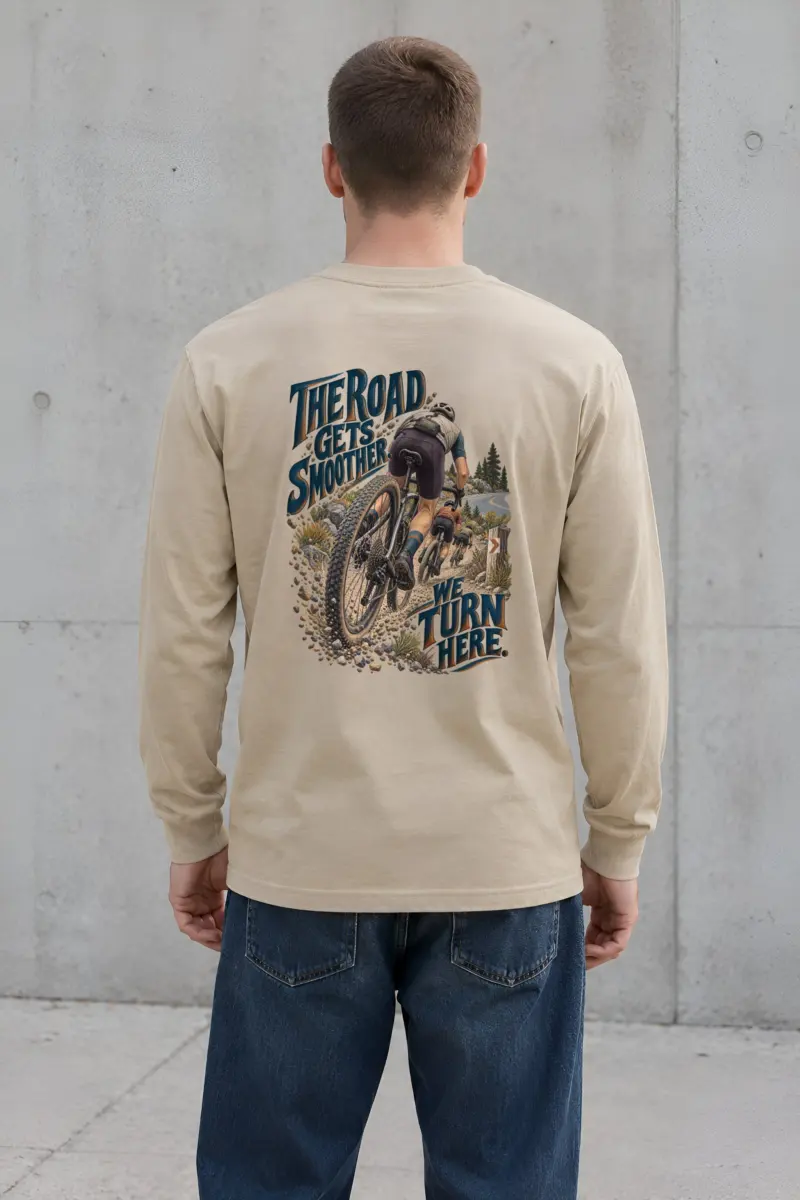 "The Road Gets Smoother" Unisex Longsleeve T-shirt