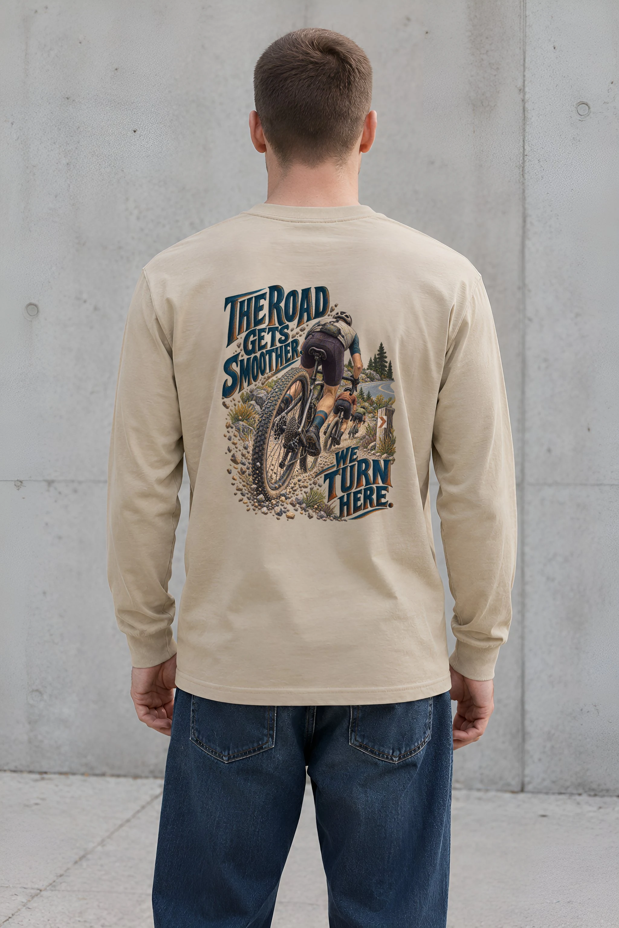 "The Road Gets Smoother" Unisex Longsleeve T-shirt
