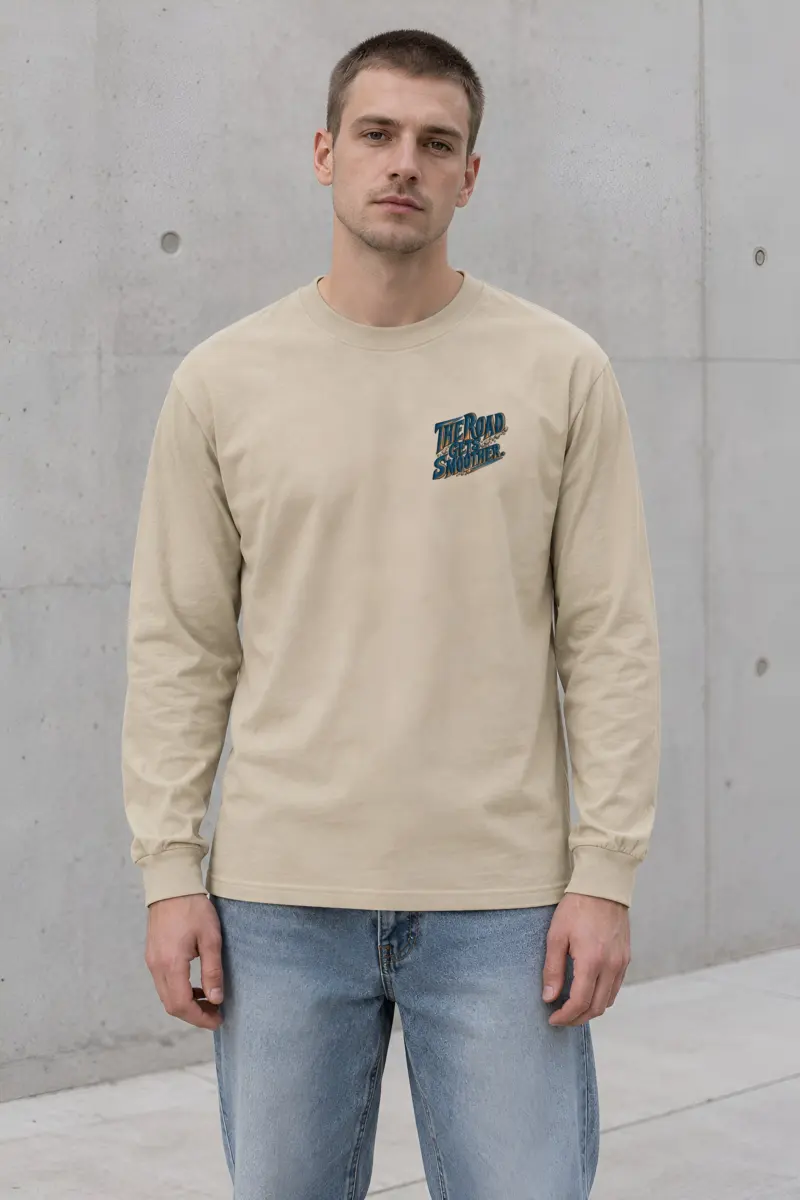 "The Road Gets Smoother" Unisex Longsleeve T-shirt
