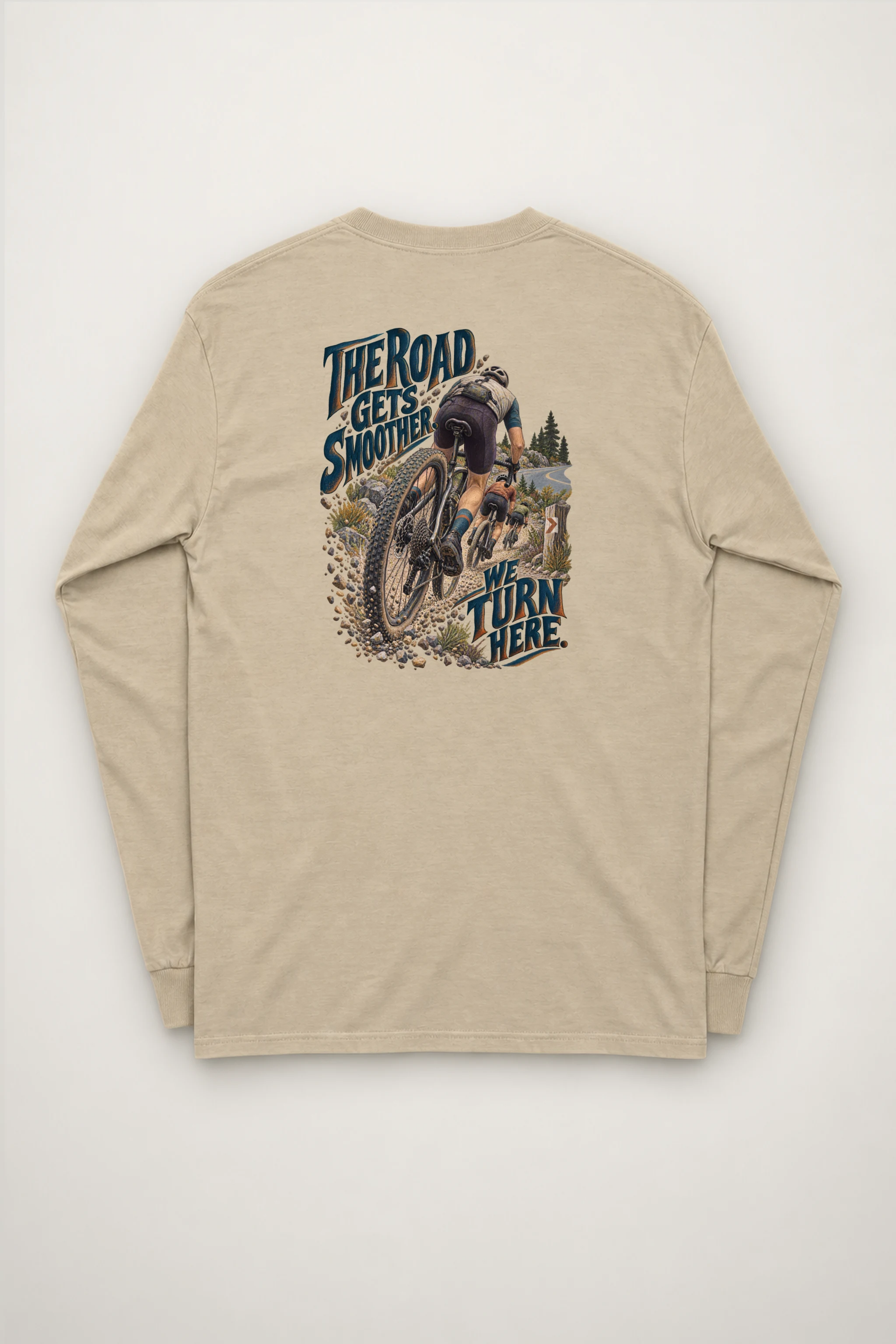 "The Road Gets Smoother" Unisex Longsleeve T-shirt