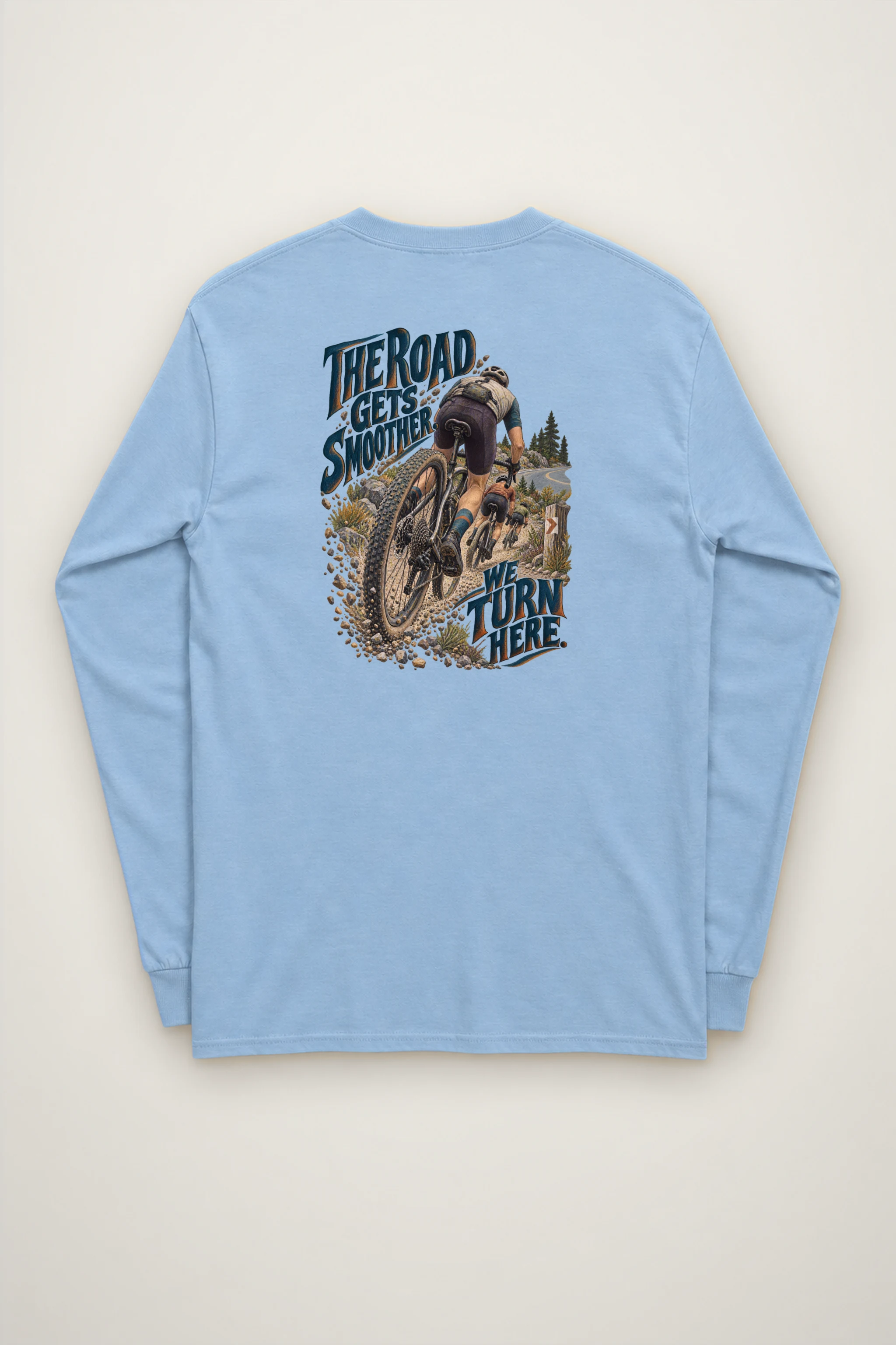"The Road Gets Smoother" Unisex Longsleeve T-shirt