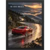 "The Road Uncoils" Premium Wooden Framed Poster
