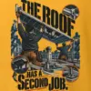 "The Roof Has a Second Job" Heavyweight Unisex Crewneck T-shirt