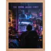 "The Room Loads First" Premium Wooden Framed Poster