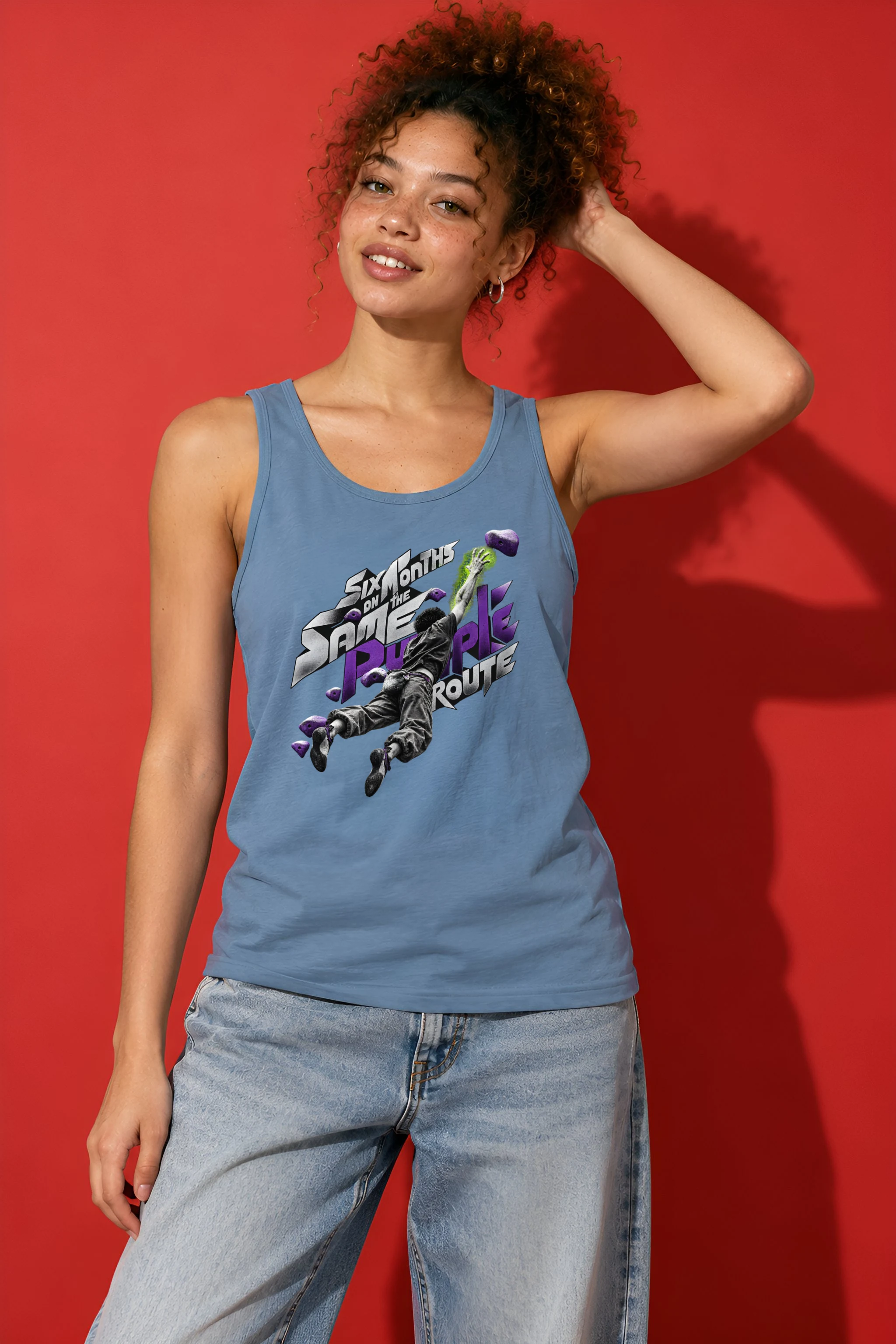 "The Same Purple Route" Unisex Jersey Tank