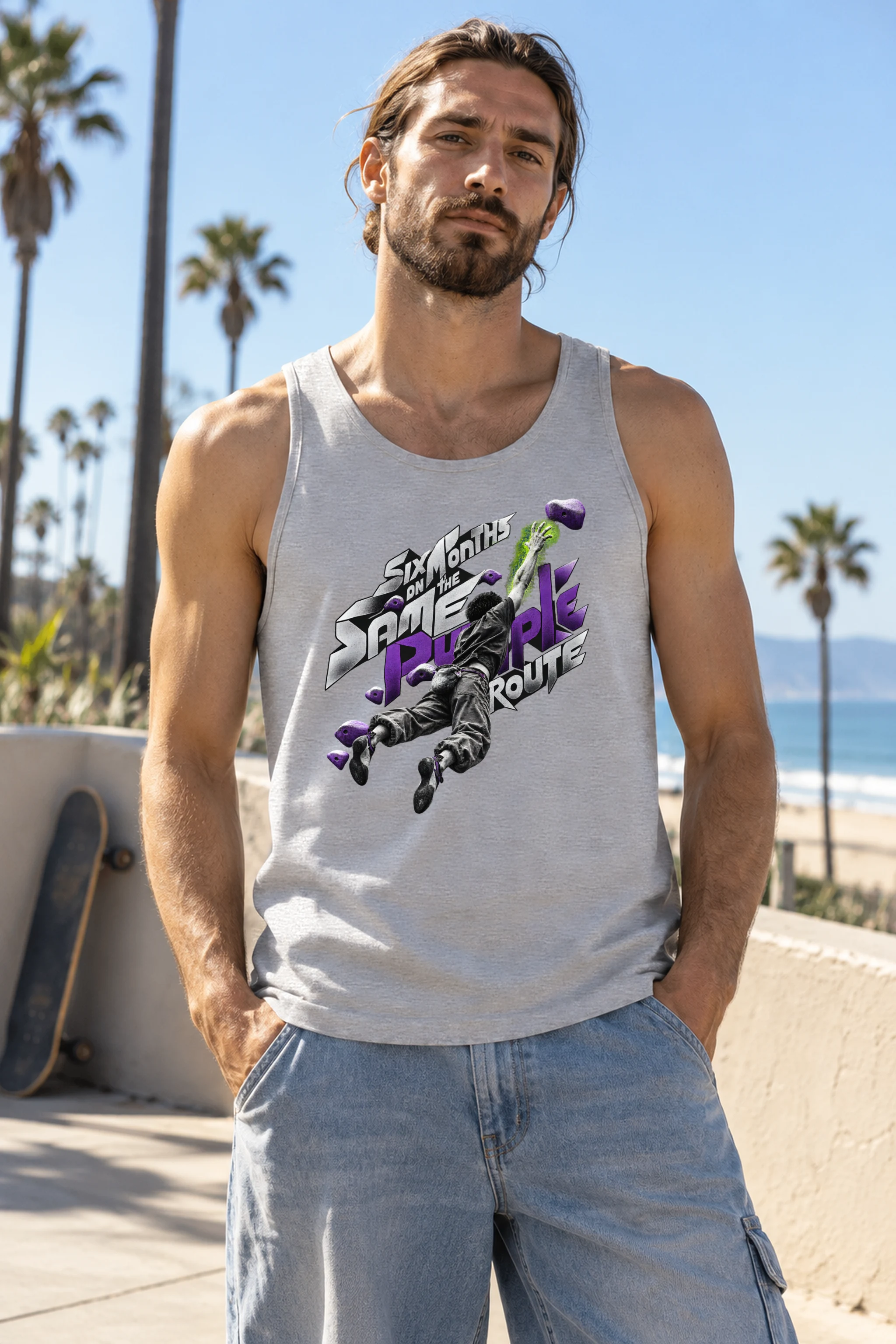 "The Same Purple Route" Unisex Jersey Tank