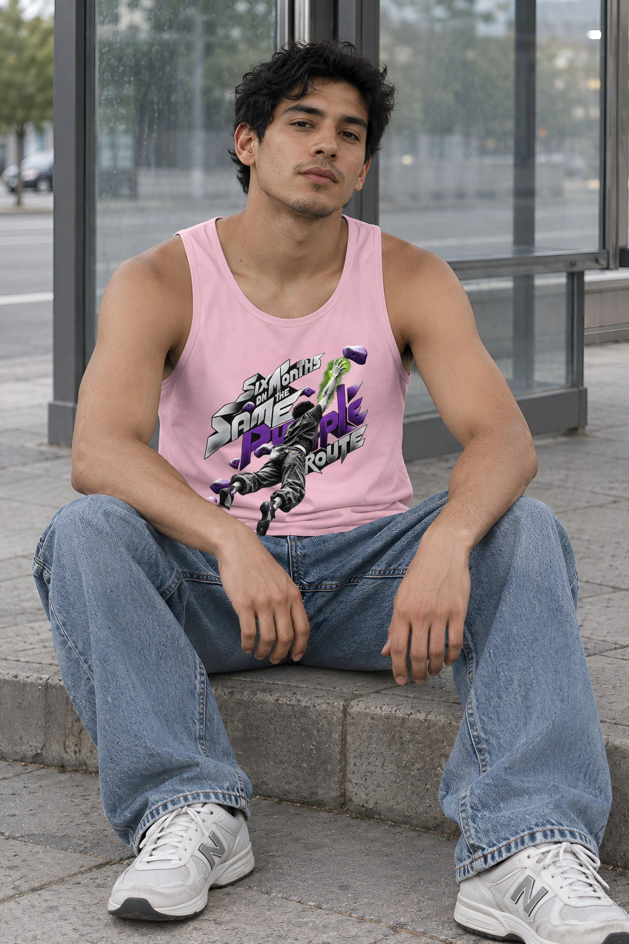 "The Same Purple Route" Unisex Jersey Tank