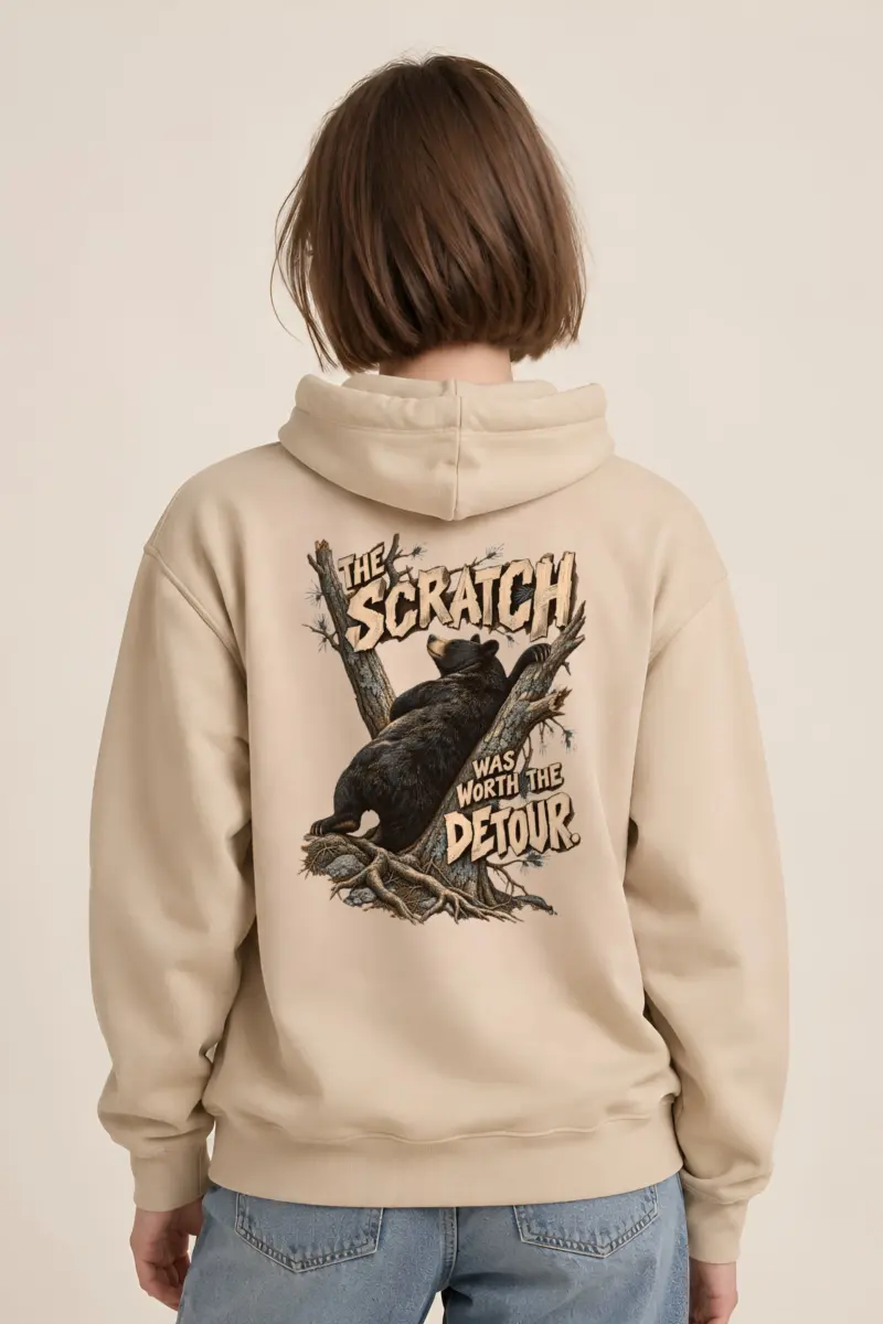 "The Scratch Was Worth the Detour" Heavy Blend Unisex Pullover Hoodie