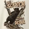 "The Scratch Was Worth the Detour" Men's Oversized Heavyweight Crewneck T-Shirt
