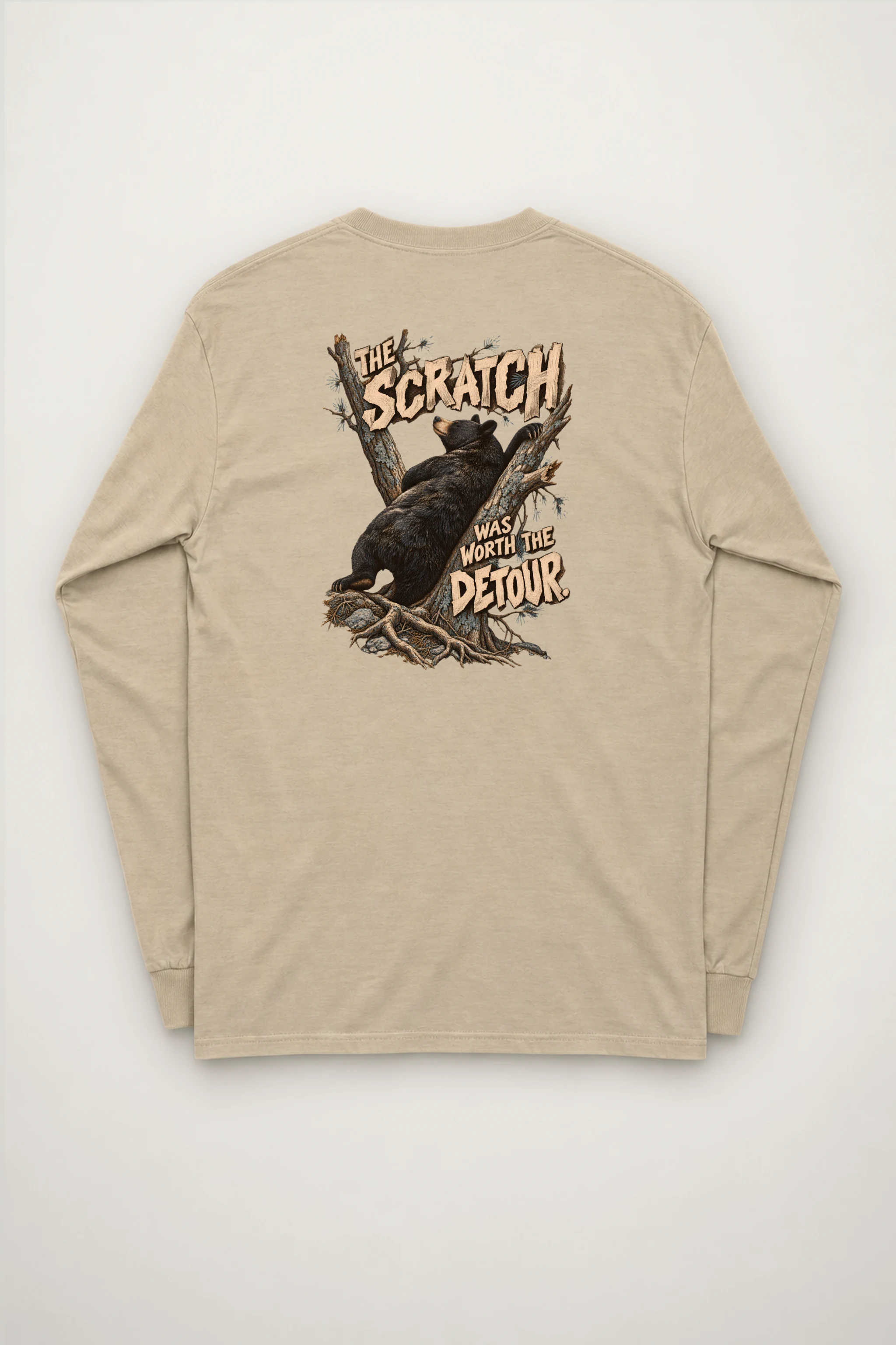 "The Scratch Was Worth The Detour" Unisex Longsleeve T-shirt