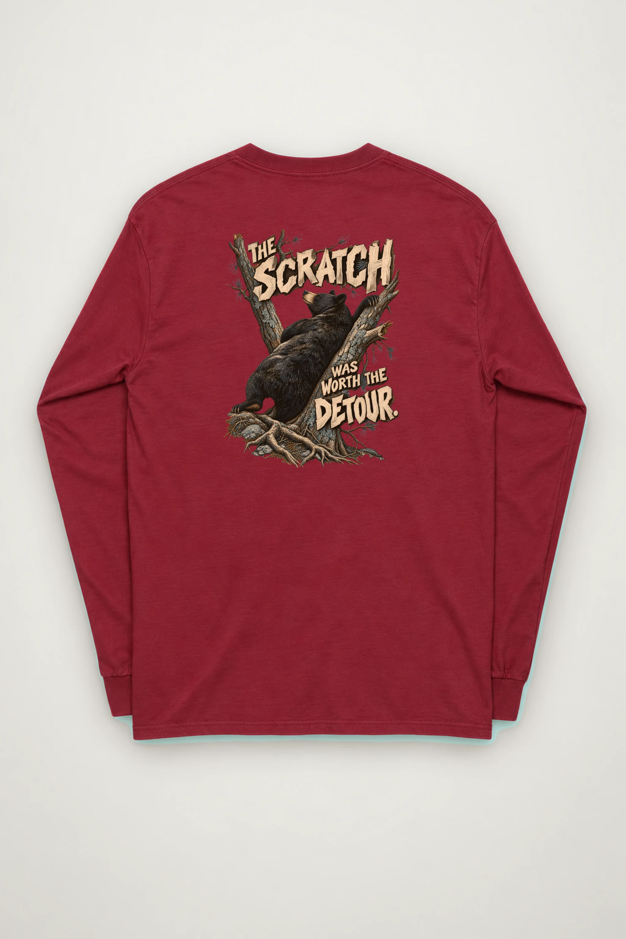 "The Scratch Was Worth The Detour" Unisex Longsleeve T-shirt