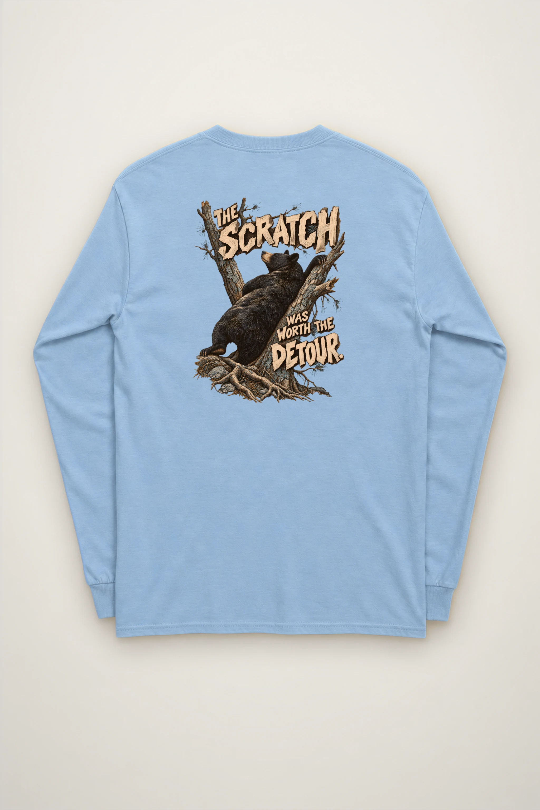 "The Scratch Was Worth The Detour" Unisex Longsleeve T-shirt