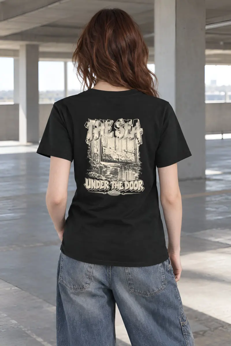 "The Sea Under the Door" Heavyweight Unisex Crewneck T-shirt