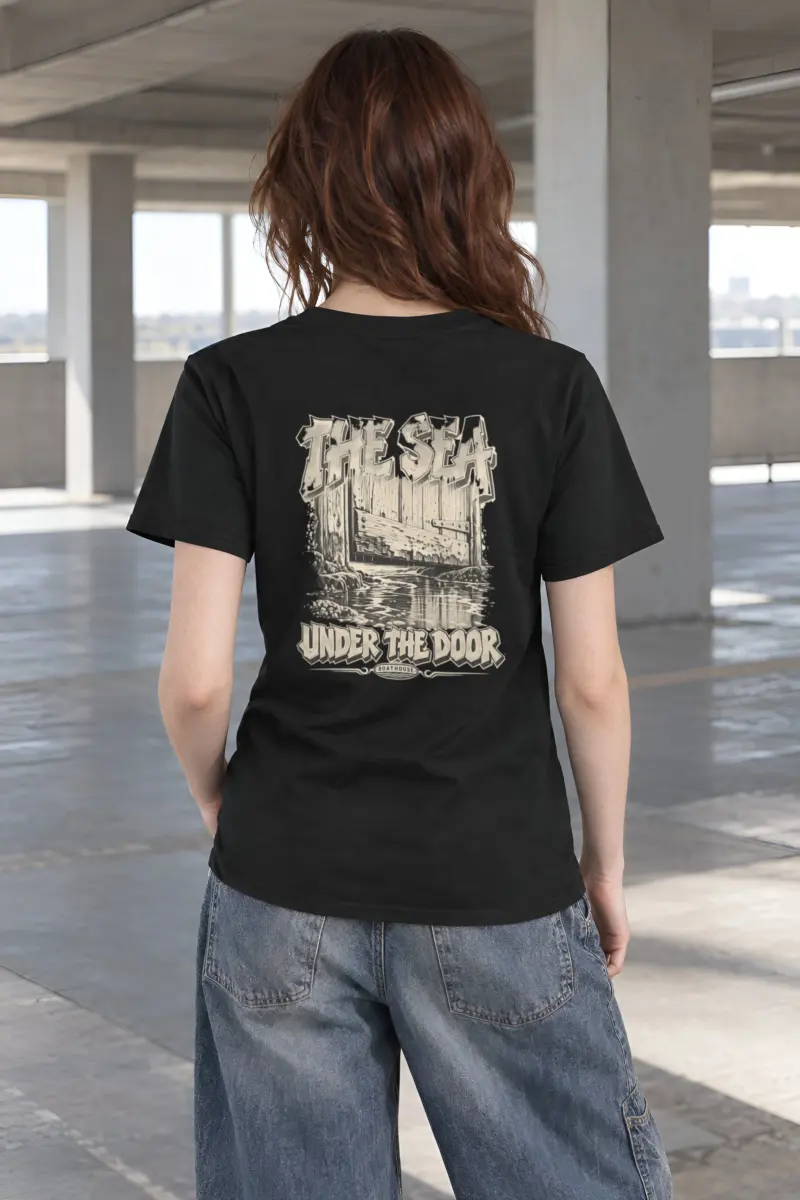"The Sea Under the Door" Heavyweight Unisex Crewneck T-shirt