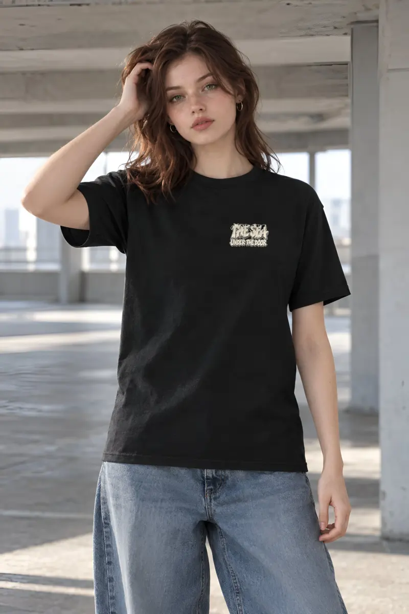 "The Sea Under the Door" Heavyweight Unisex Crewneck T-shirt