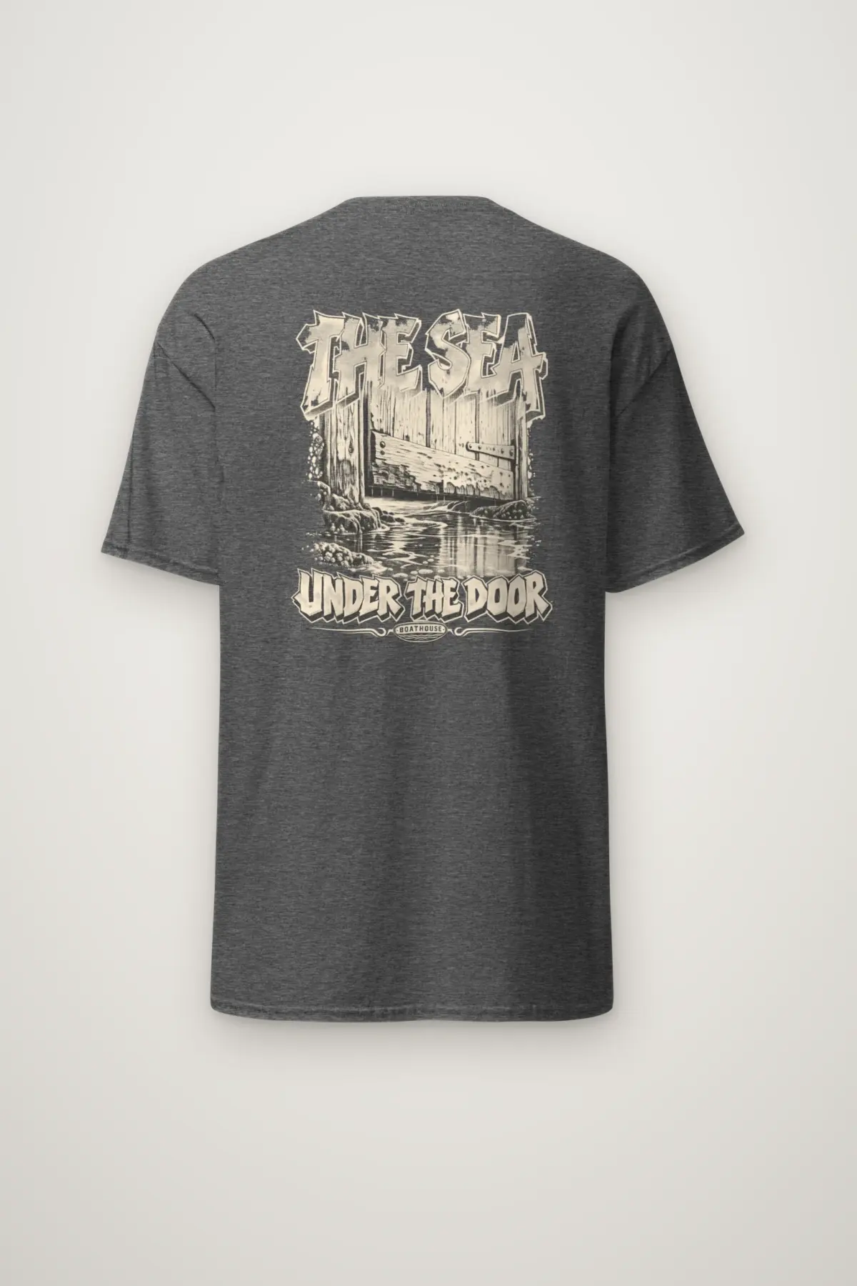 "The Sea Under the Door" Heavyweight Unisex Crewneck T-shirt