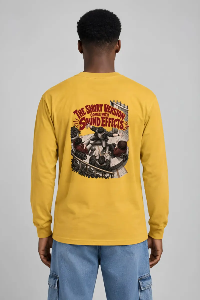"The Short Version Comes With Sound Effects" Unisex Longsleeve T-shirt