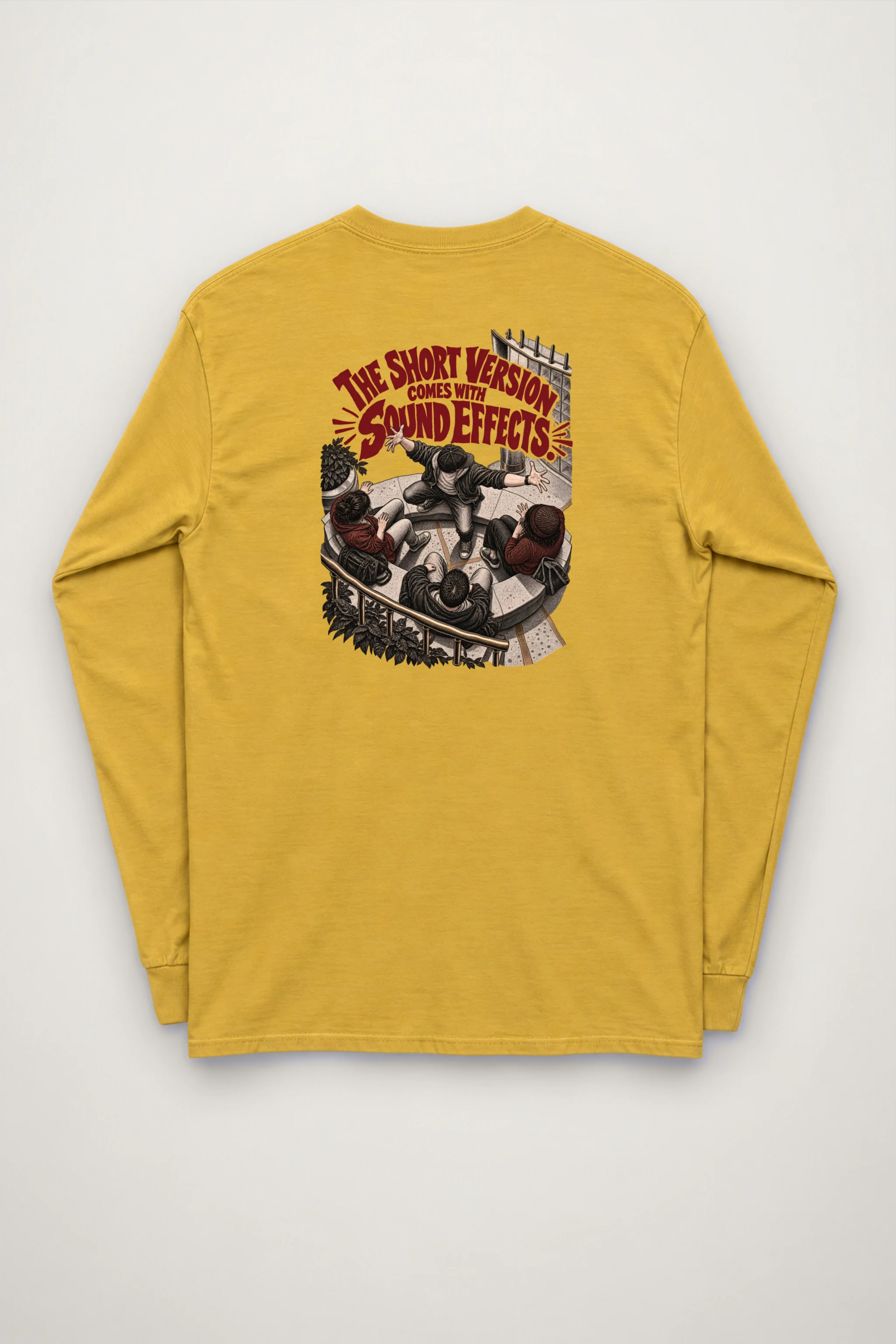 "The Short Version Comes With Sound Effects" Unisex Longsleeve T-shirt