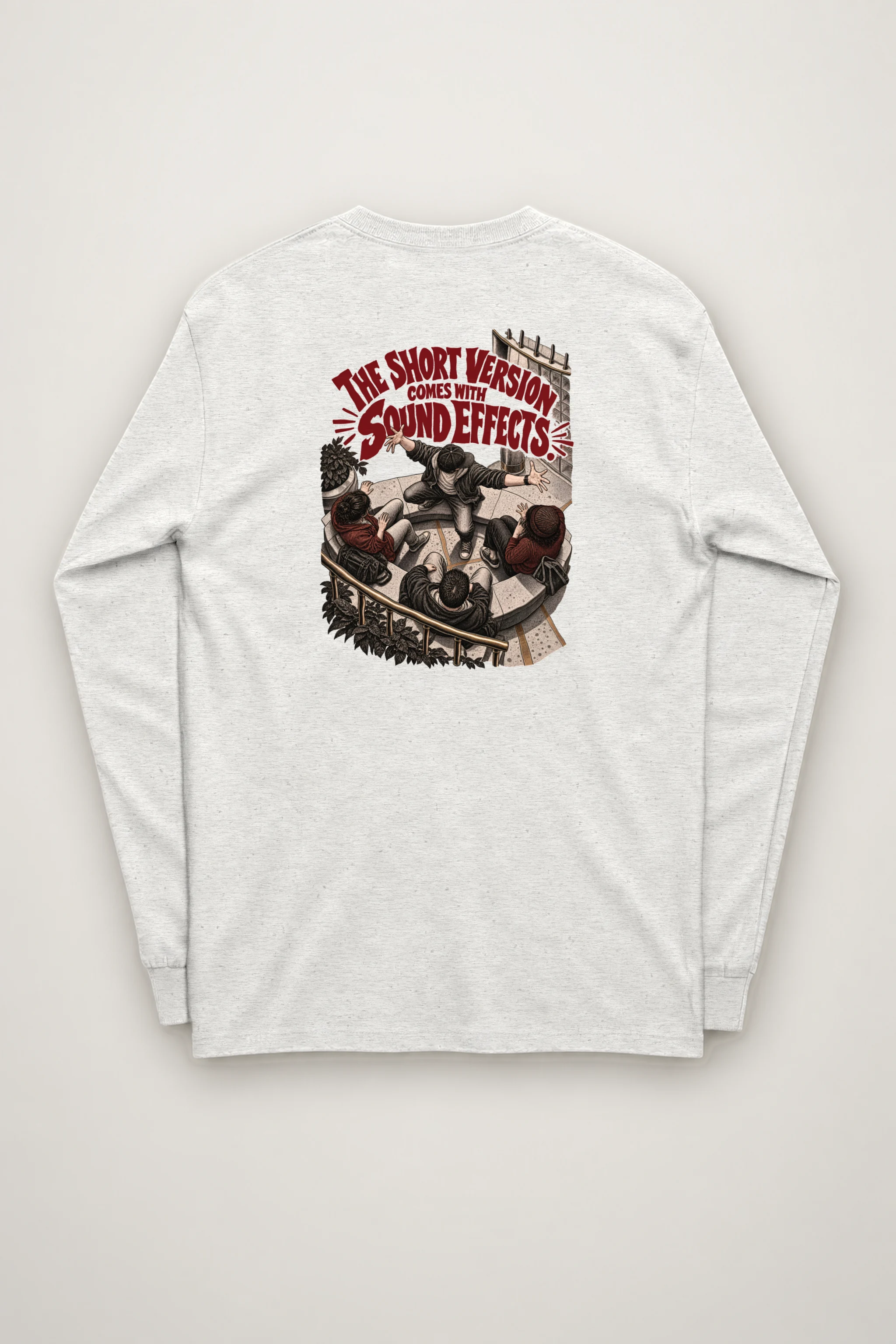 "The Short Version Comes With Sound Effects" Unisex Longsleeve T-shirt