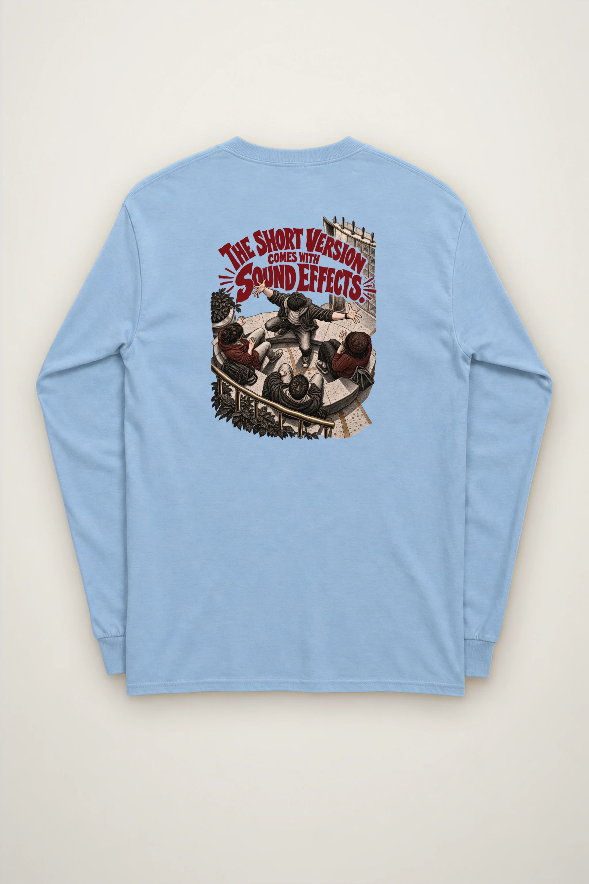 "The Short Version Comes With Sound Effects" Unisex Longsleeve T-shirt