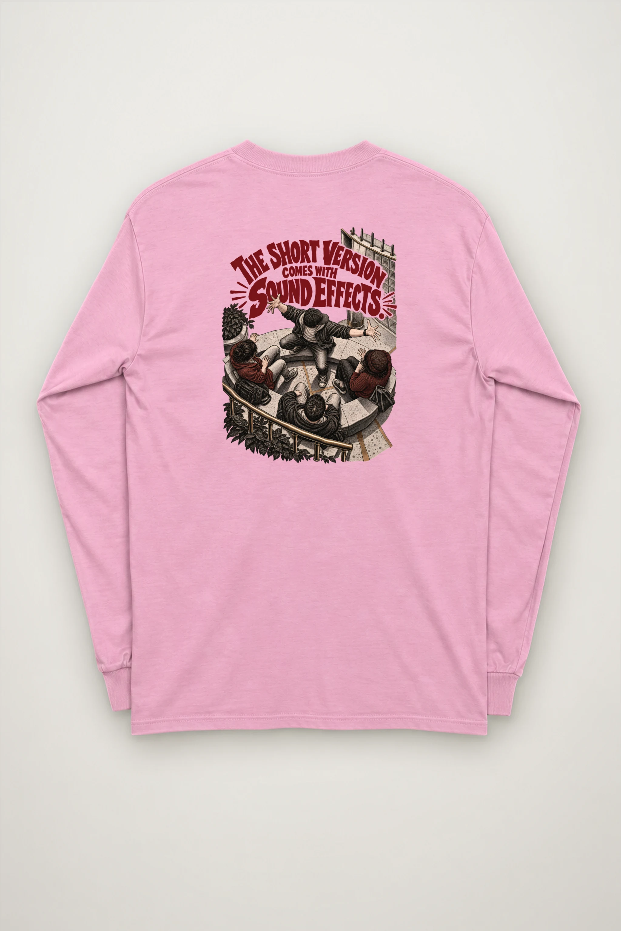 "The Short Version Comes With Sound Effects" Unisex Longsleeve T-shirt
