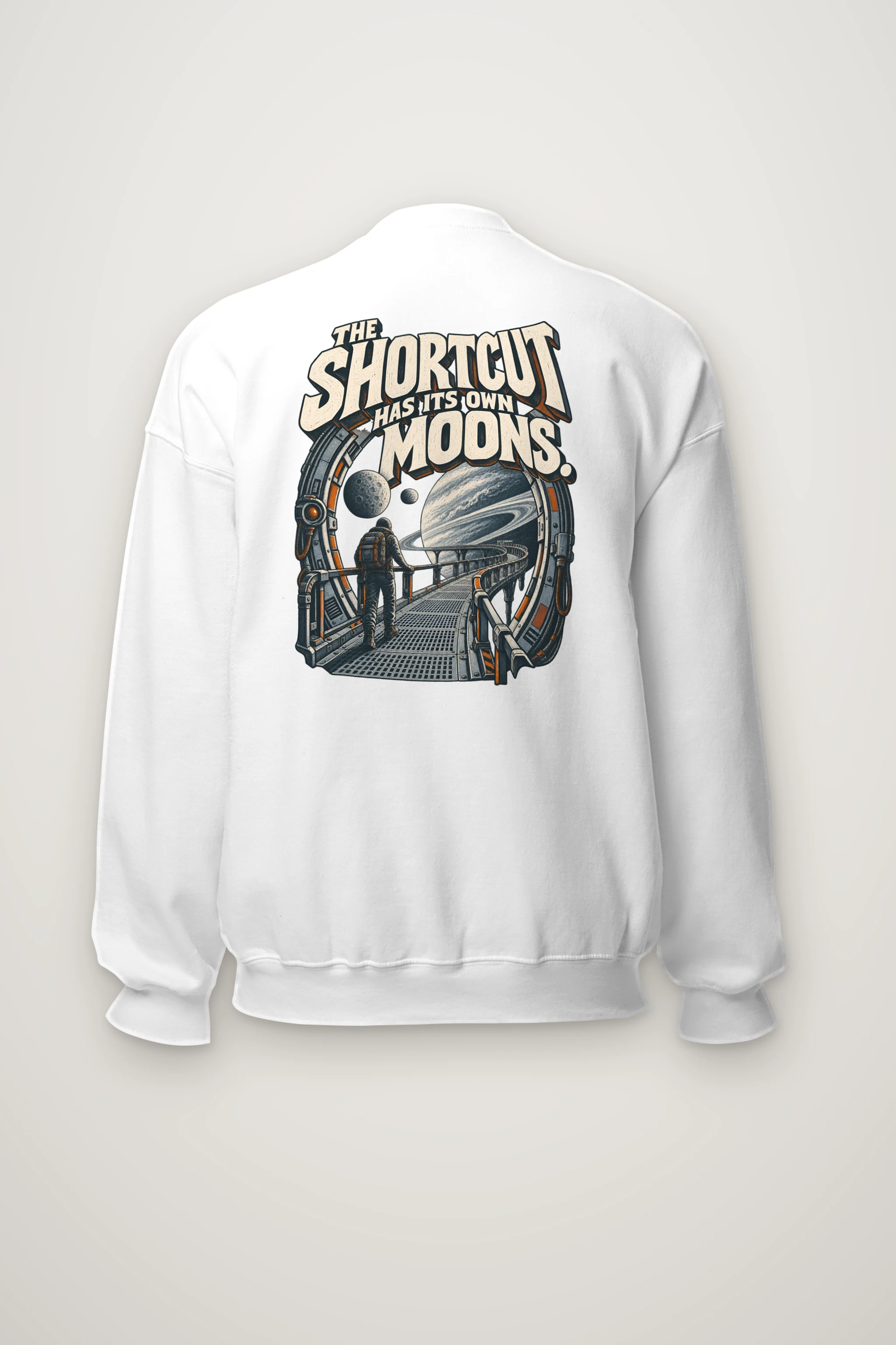 "The Shortcut Has Its Own Moons" Heavy Blend Unisex Crewneck Sweatshirt