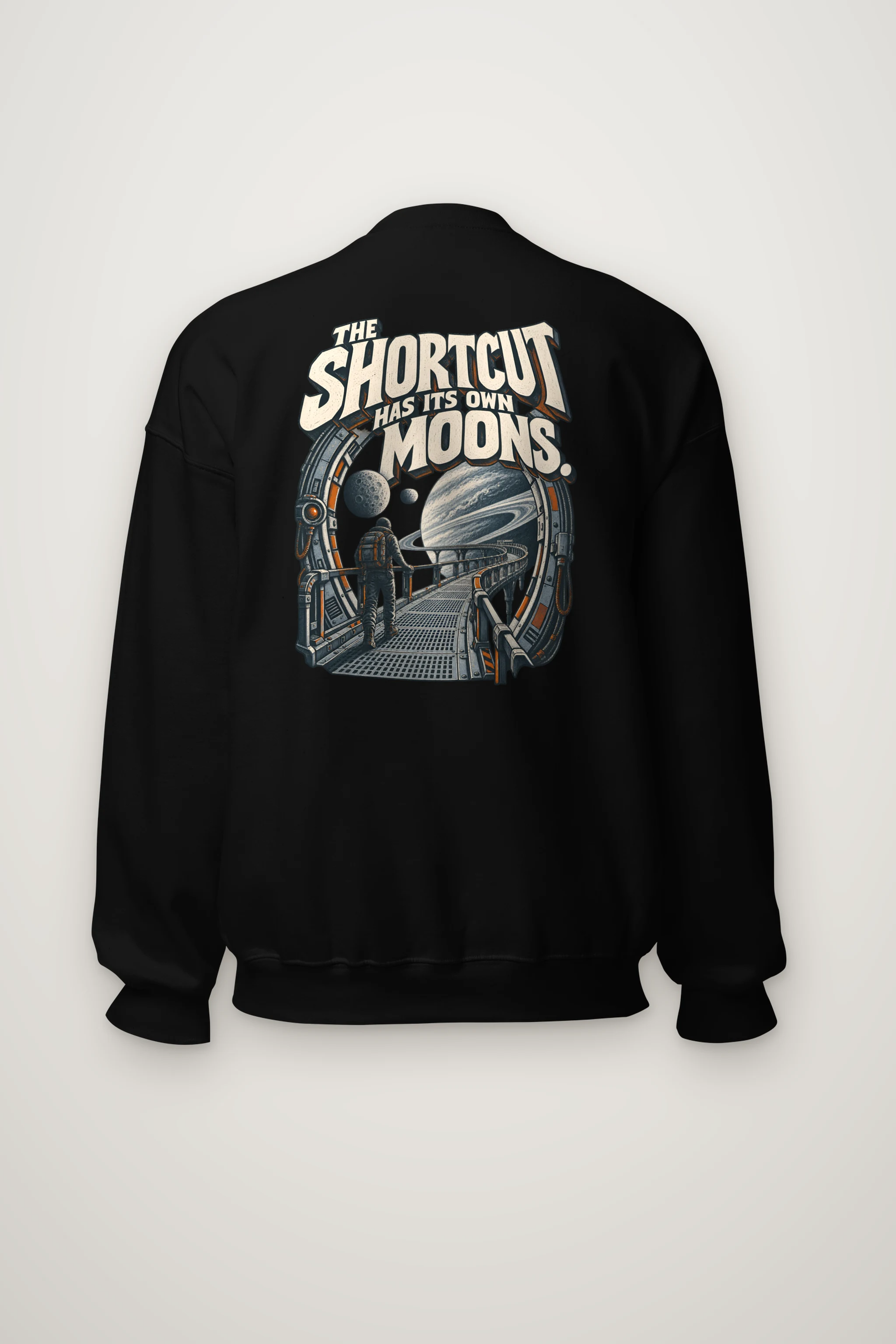"The Shortcut Has Its Own Moons" Heavy Blend Unisex Crewneck Sweatshirt