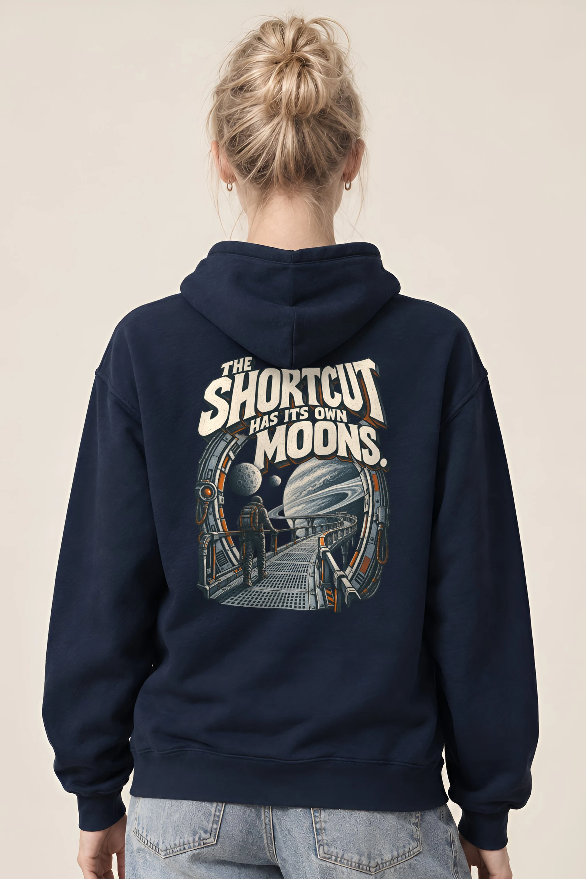 "The Shortcut Has Its Own Moons" Heavy Blend Unisex Pullover Hoodie
