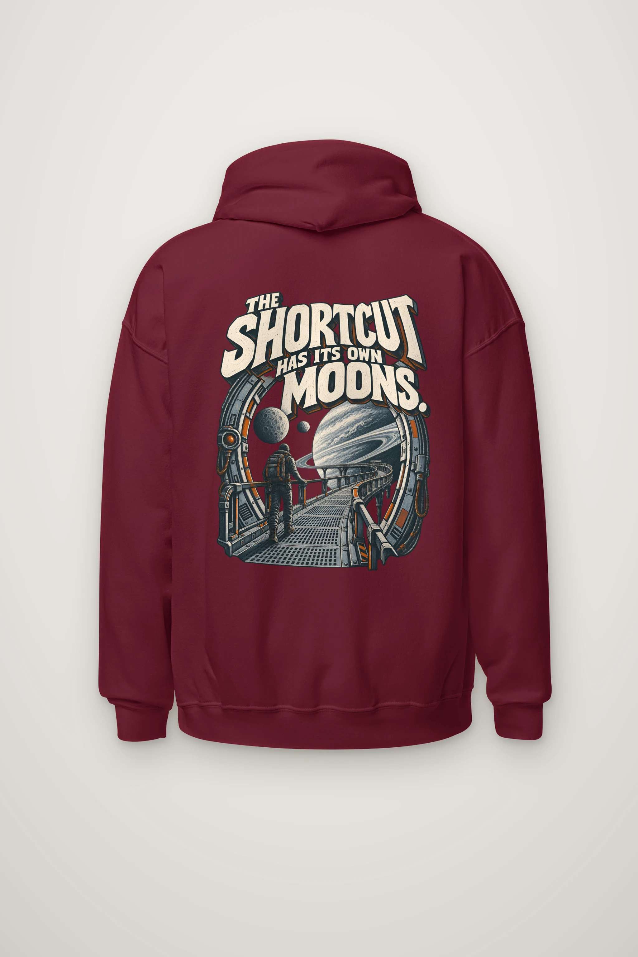 "The Shortcut Has Its Own Moons" Heavy Blend Unisex Pullover Hoodie
