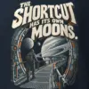 "The Shortcut Has Its Own Moons" Heavyweight Unisex Crewneck T-shirt