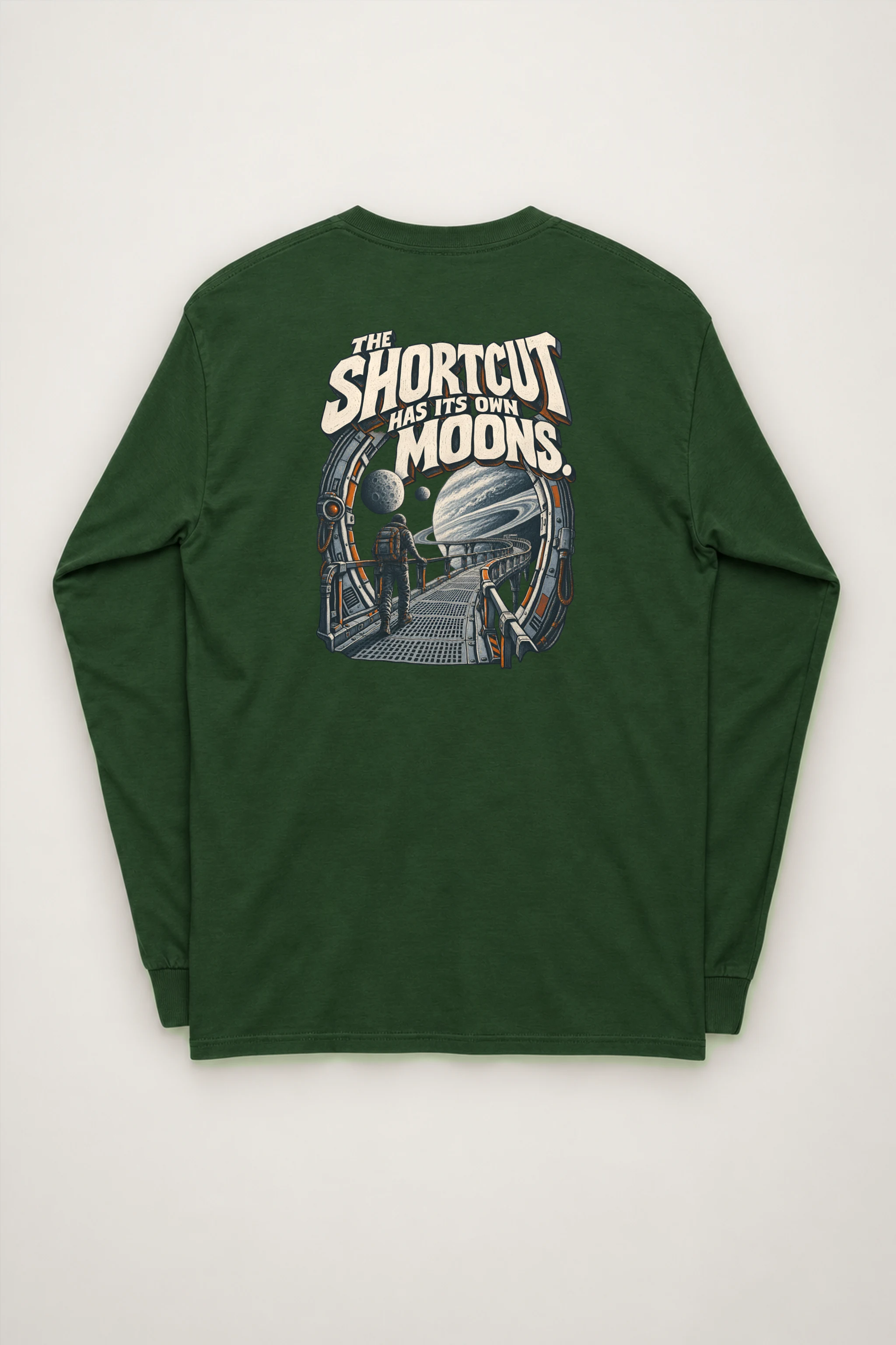 "The Shortcut Has Its Own Moons" Unisex Longsleeve T-shirt