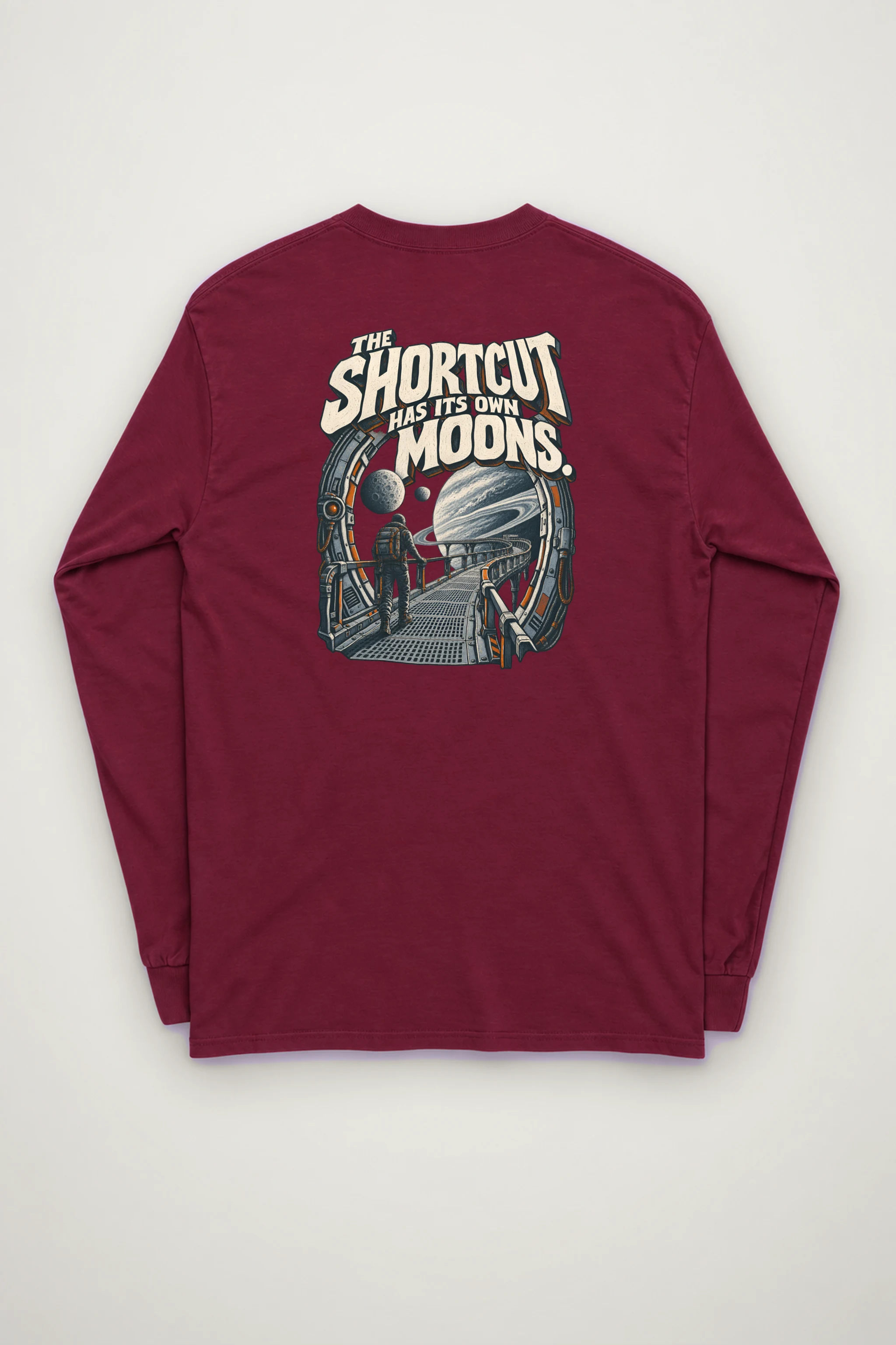 "The Shortcut Has Its Own Moons" Unisex Longsleeve T-shirt