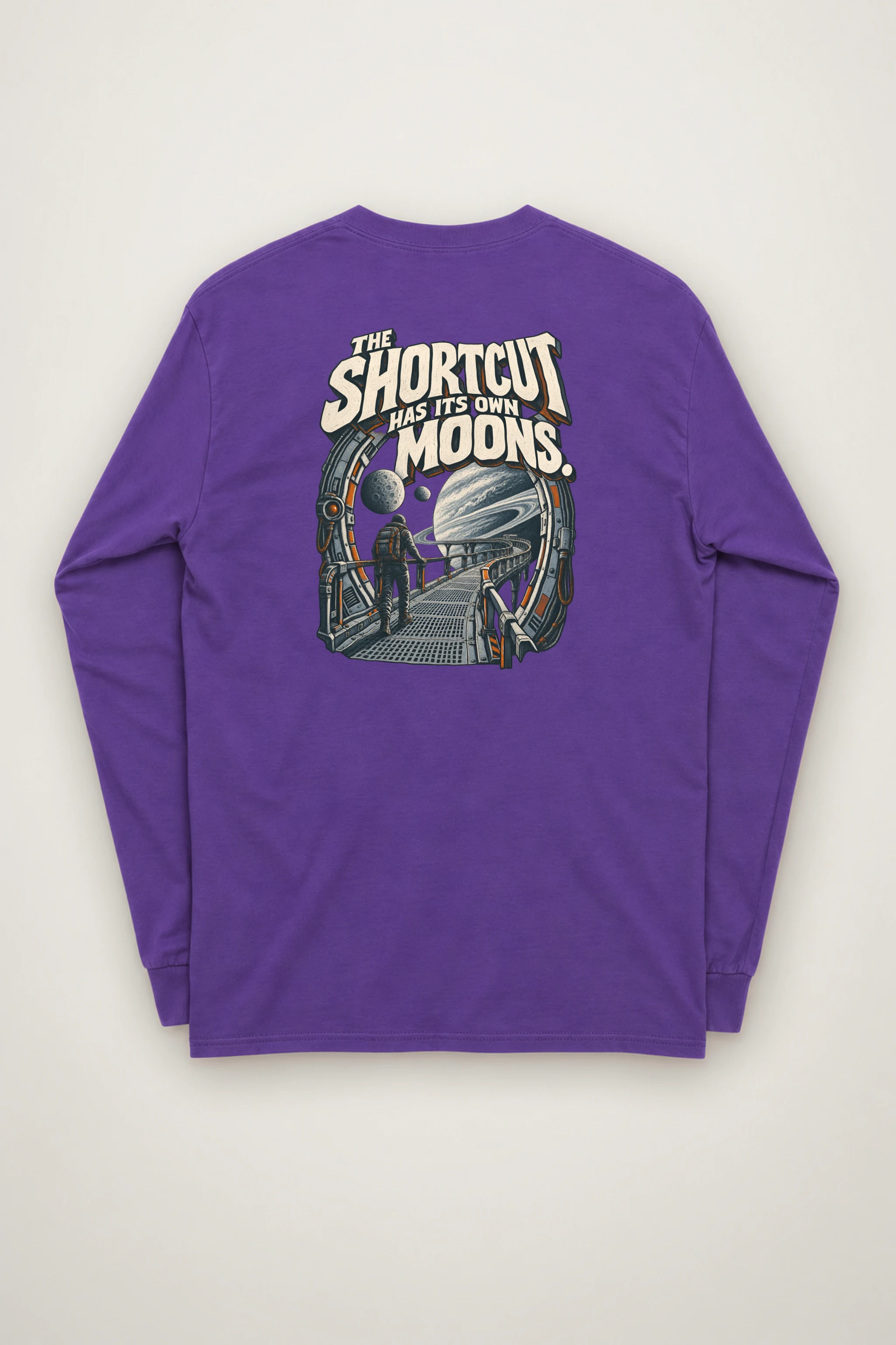 "The Shortcut Has Its Own Moons" Unisex Longsleeve T-shirt