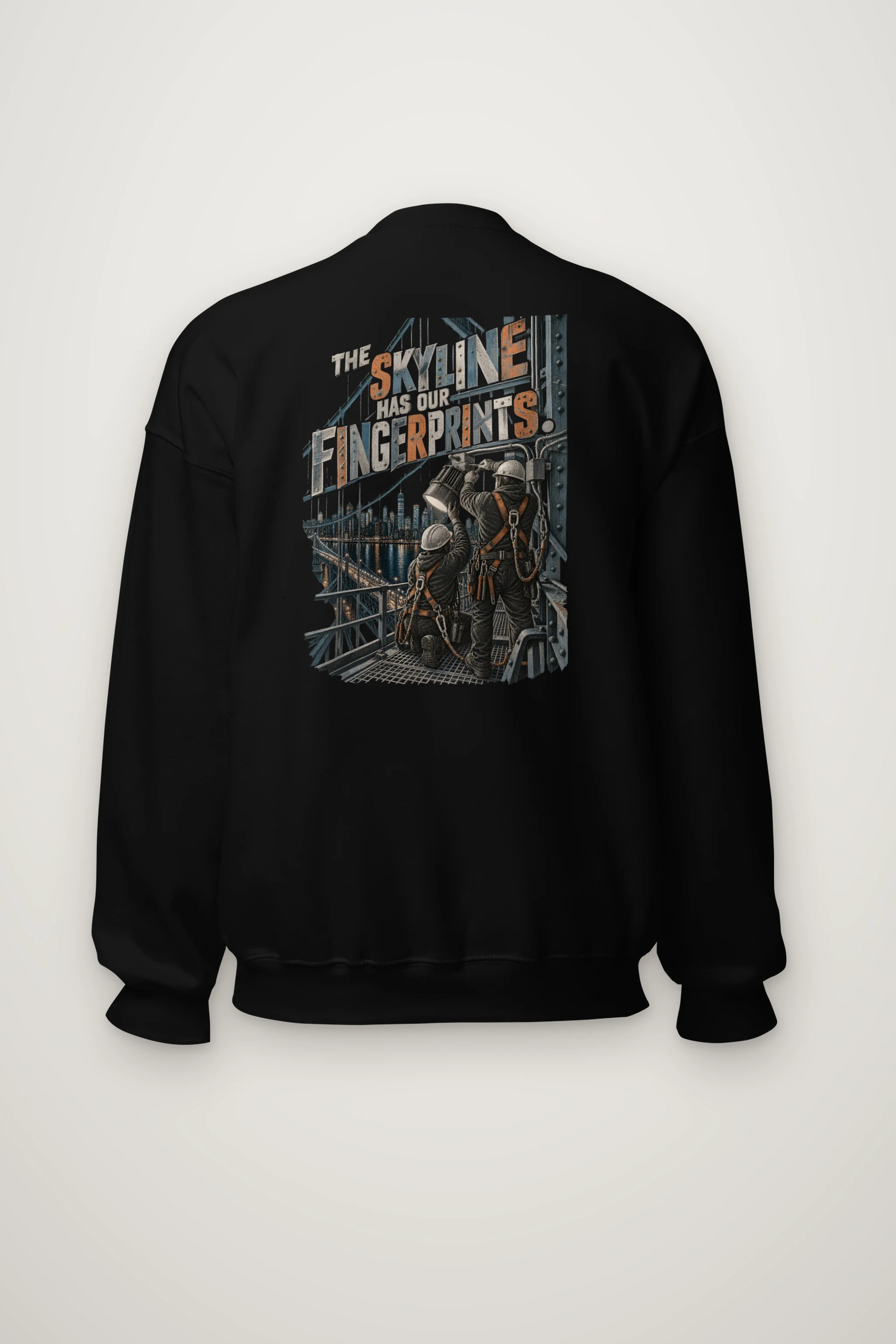"The Skyline Has Our Fingerprints" Heavy Blend Unisex Crewneck Sweatshirt