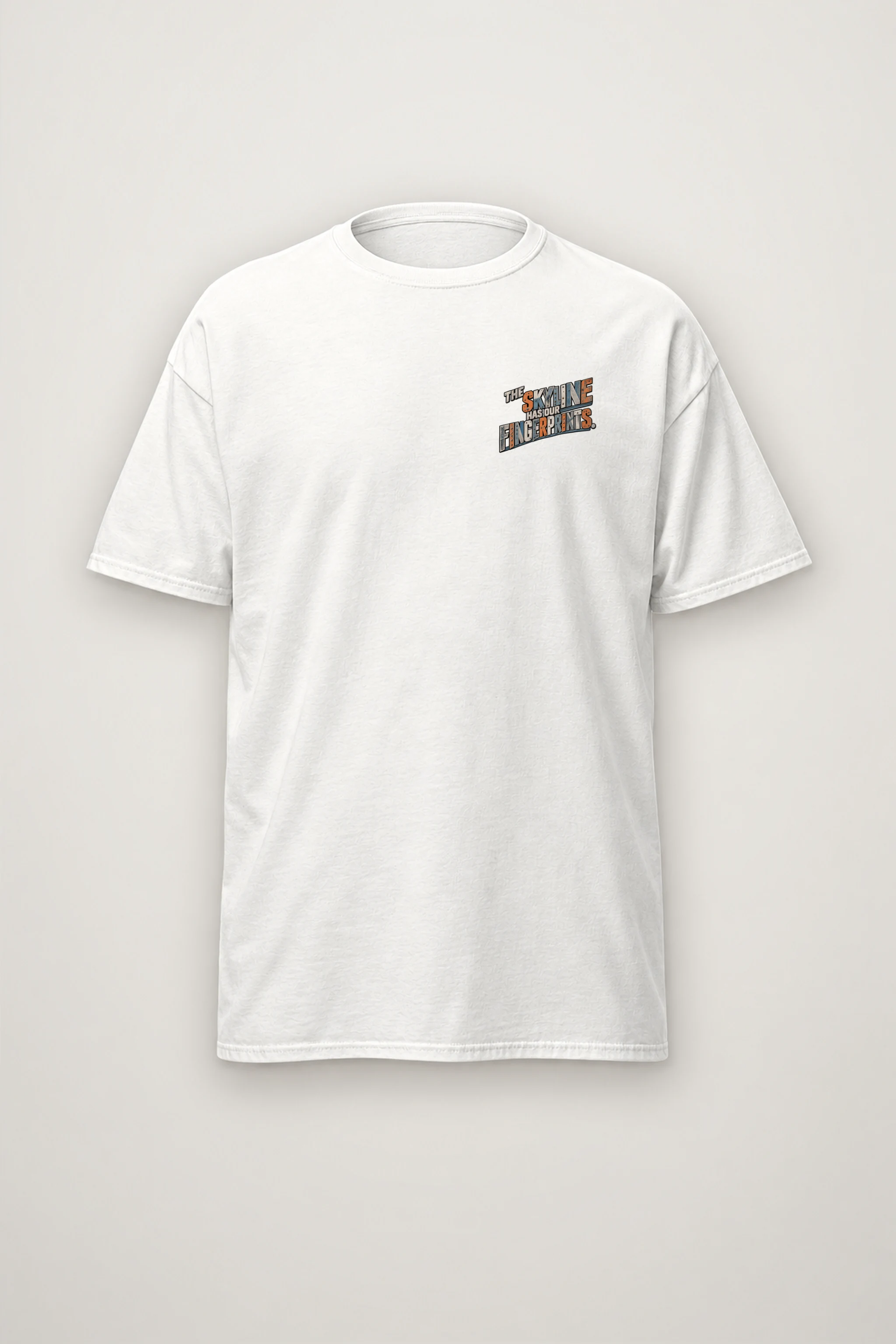 "The Skyline Has Our Fingerprints" Heavyweight Unisex Crewneck T-shirt