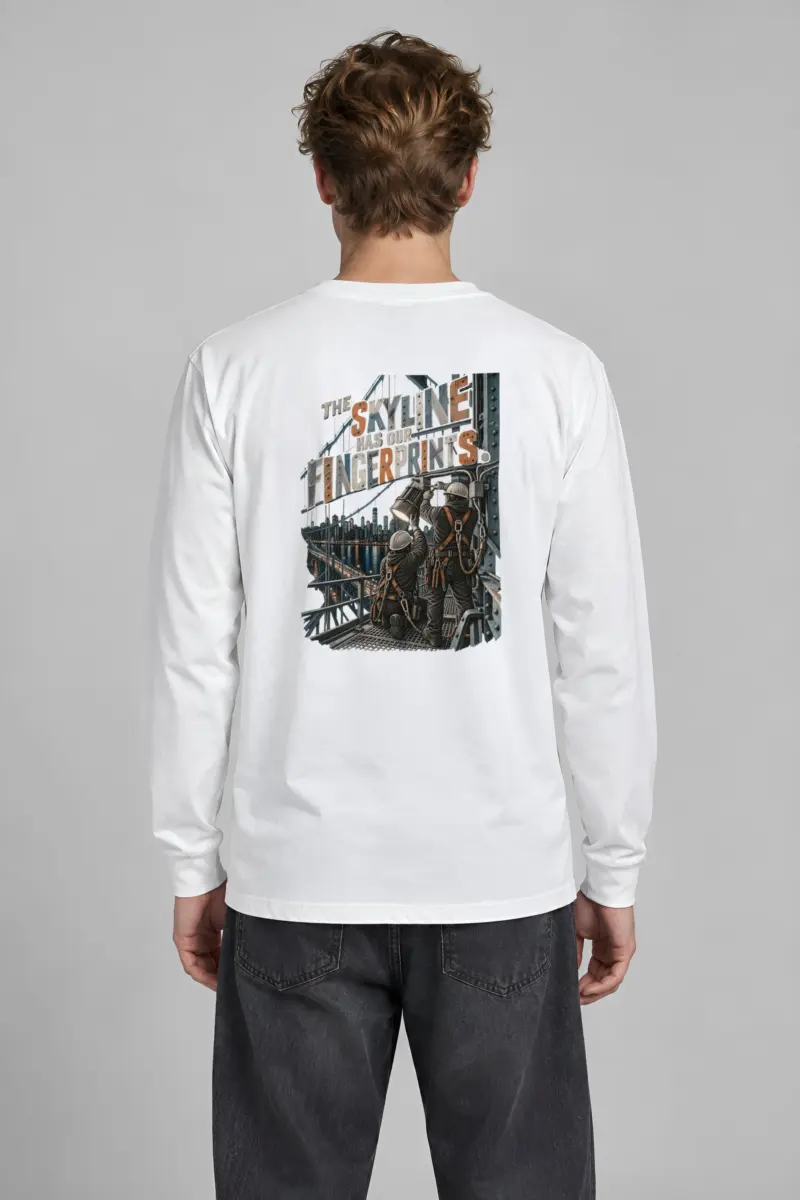 "The Skyline Has Our Fingerprints" Unisex Longsleeve T-shirt