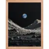 "The Small Blue Distance" Premium Wooden Framed Poster