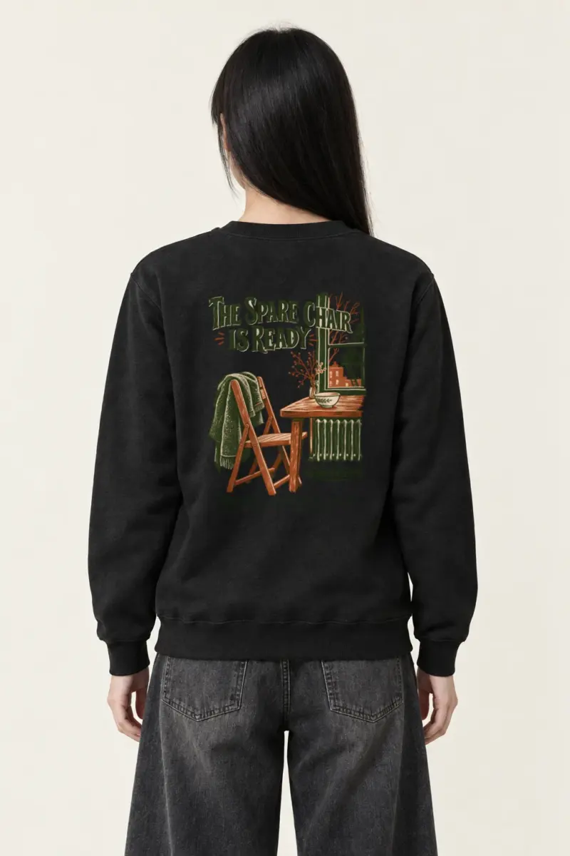 “The Spare Chair Is Ready” Heavy Blend Unisex Crewneck Sweatshirt