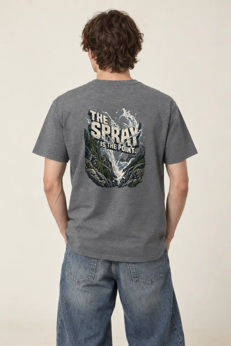 "The Spray Is the Point" Heavyweight Unisex Crewneck T-shirt