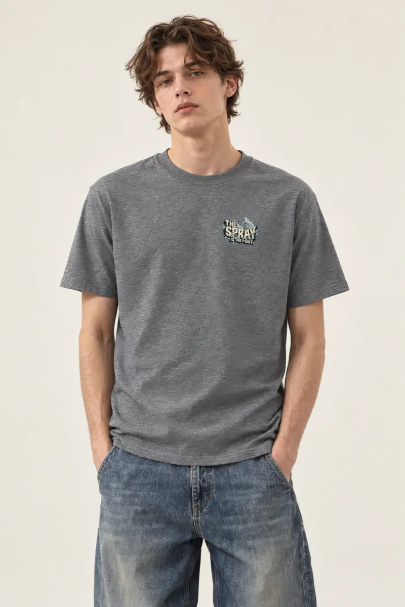"The Spray Is the Point" Heavyweight Unisex Crewneck T-shirt