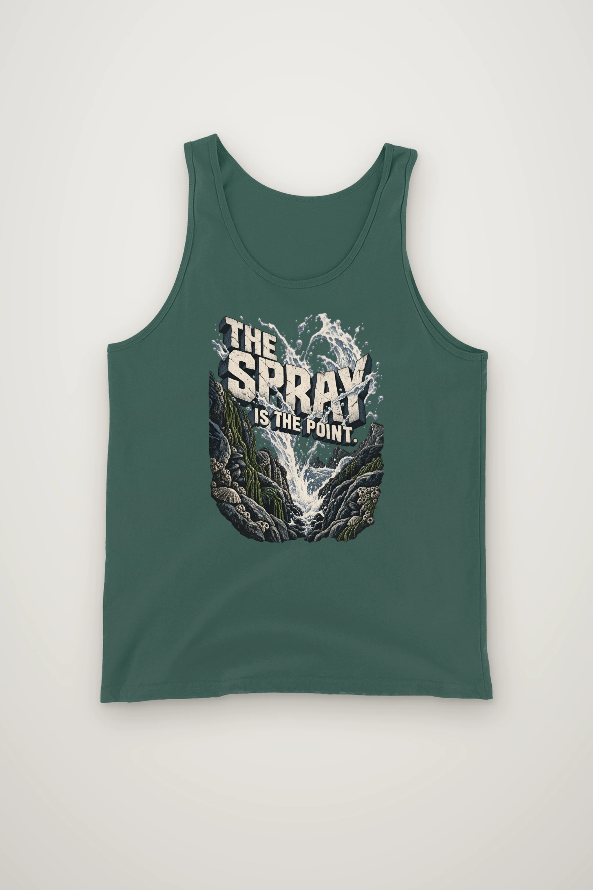 "The Spray Is the Point" Unisex Jersey Tank