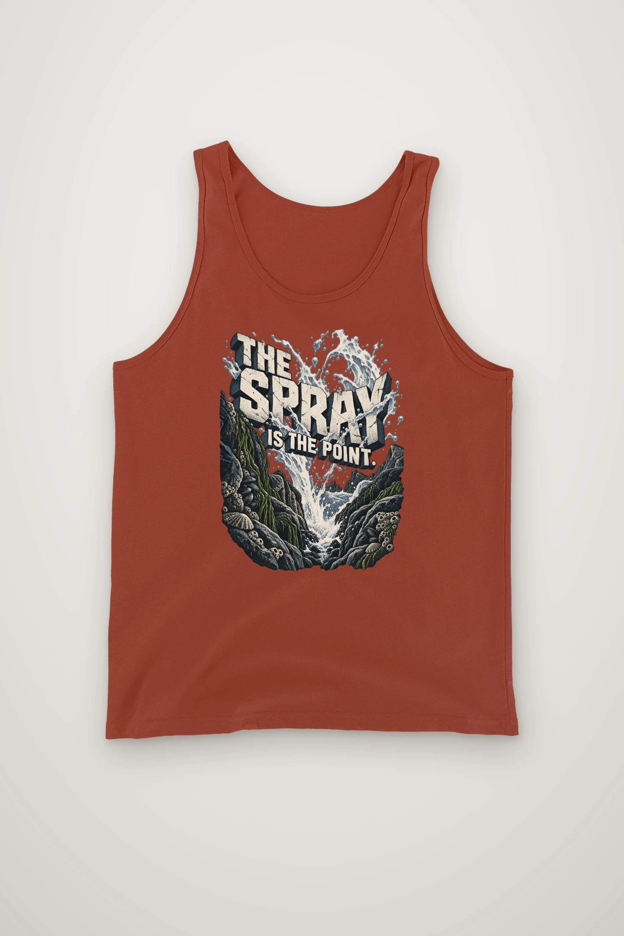 "The Spray Is the Point" Unisex Jersey Tank
