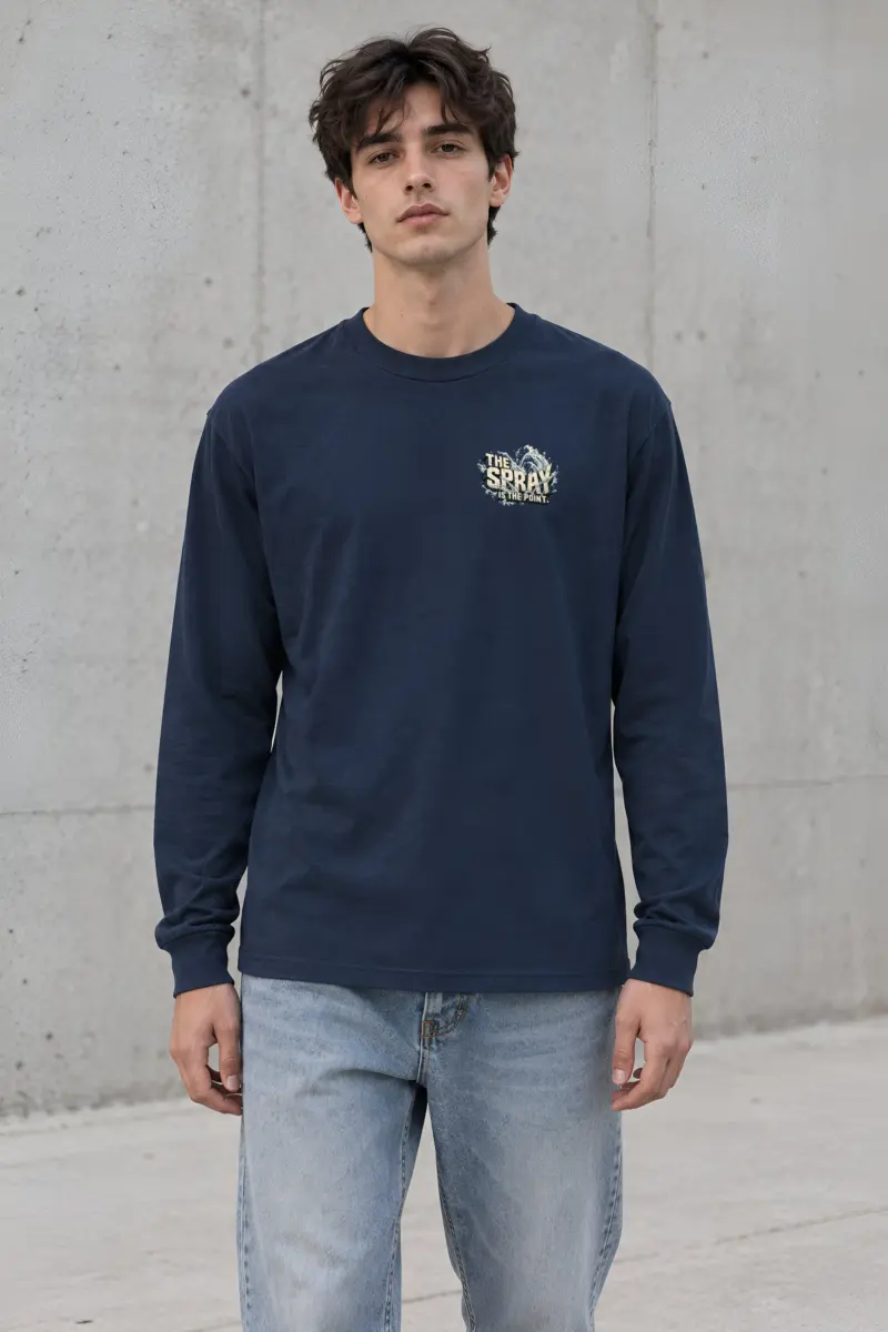"The Spray Is the Point" Unisex Longsleeve T-shirt