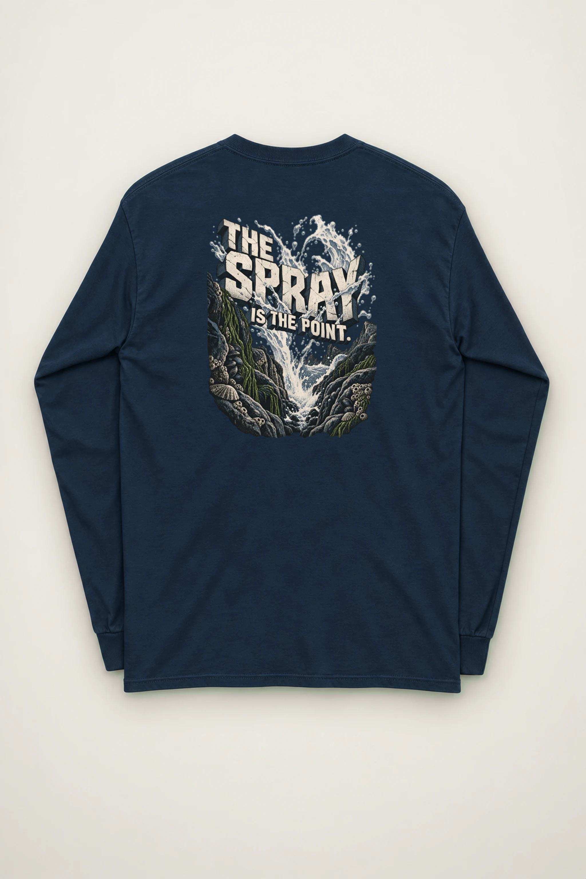 "The Spray Is the Point" Unisex Longsleeve T-shirt