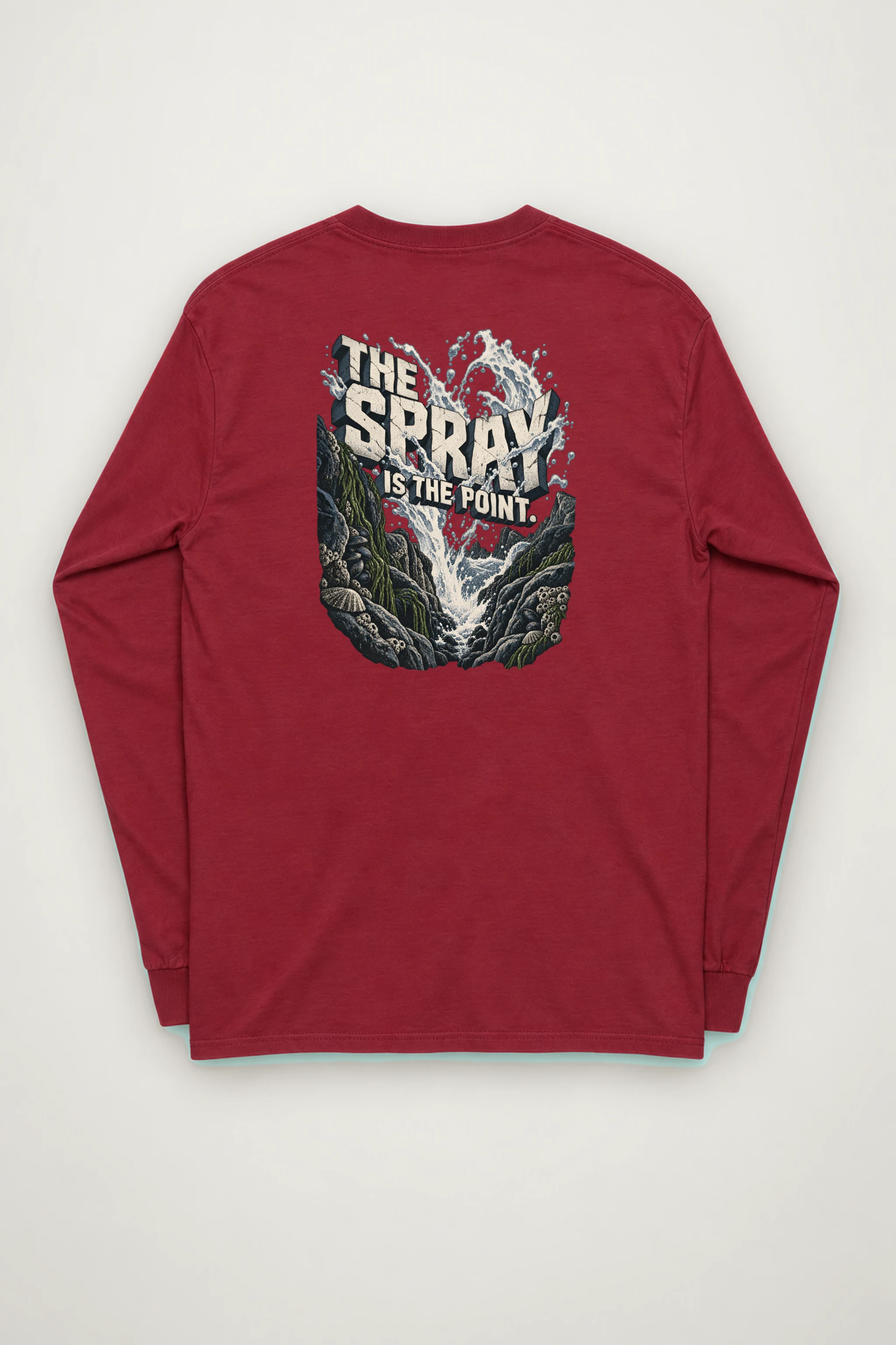 "The Spray Is the Point" Unisex Longsleeve T-shirt