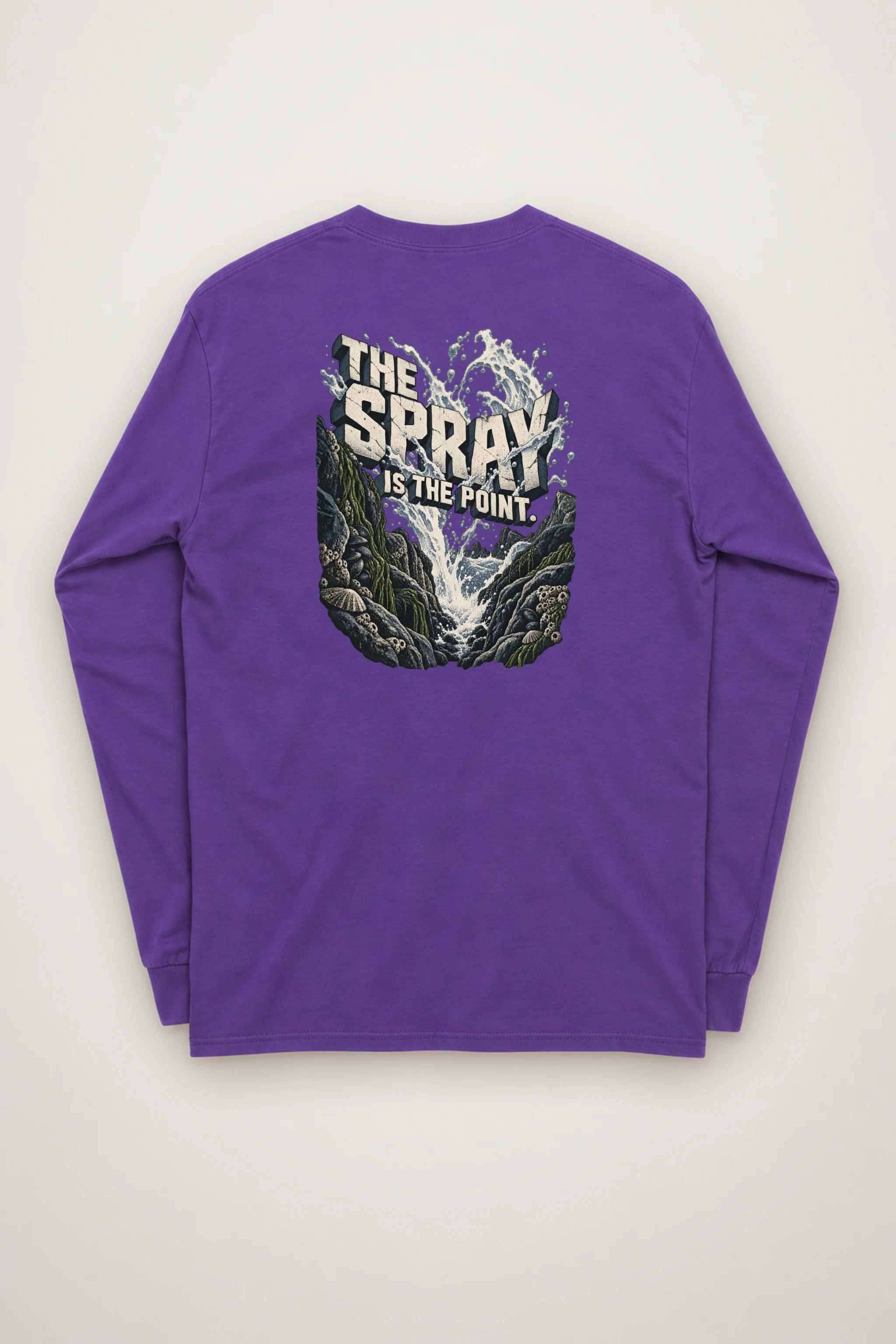 "The Spray Is the Point" Unisex Longsleeve T-shirt