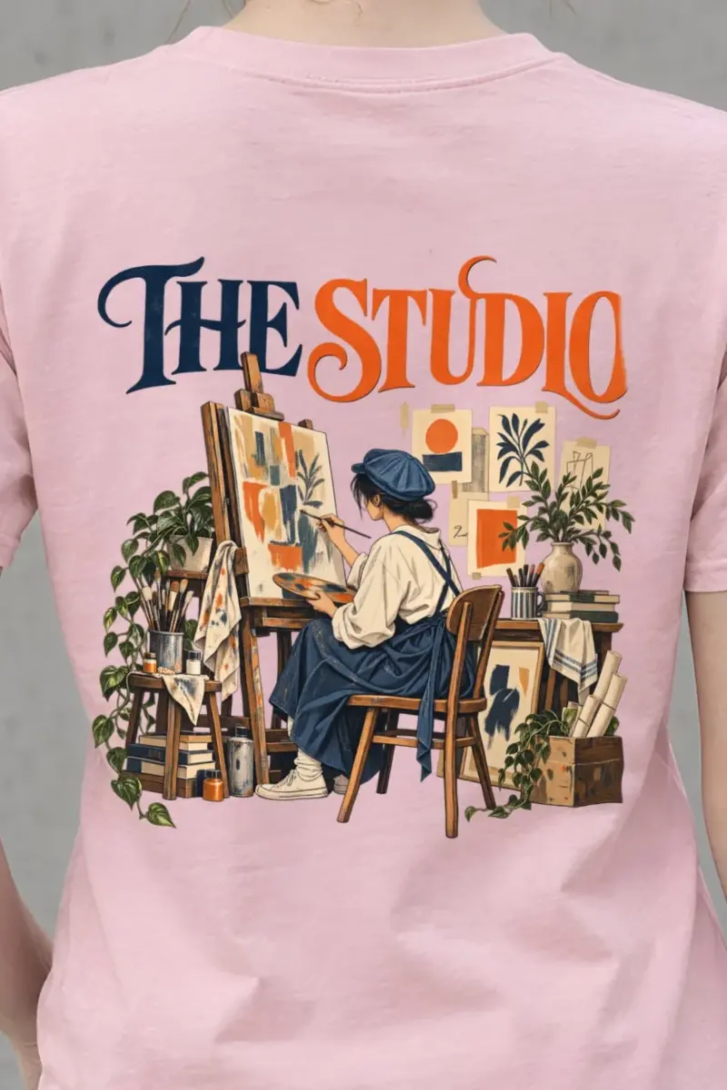 "The Studio" Heavyweight Unisex Crewneck T-shirt