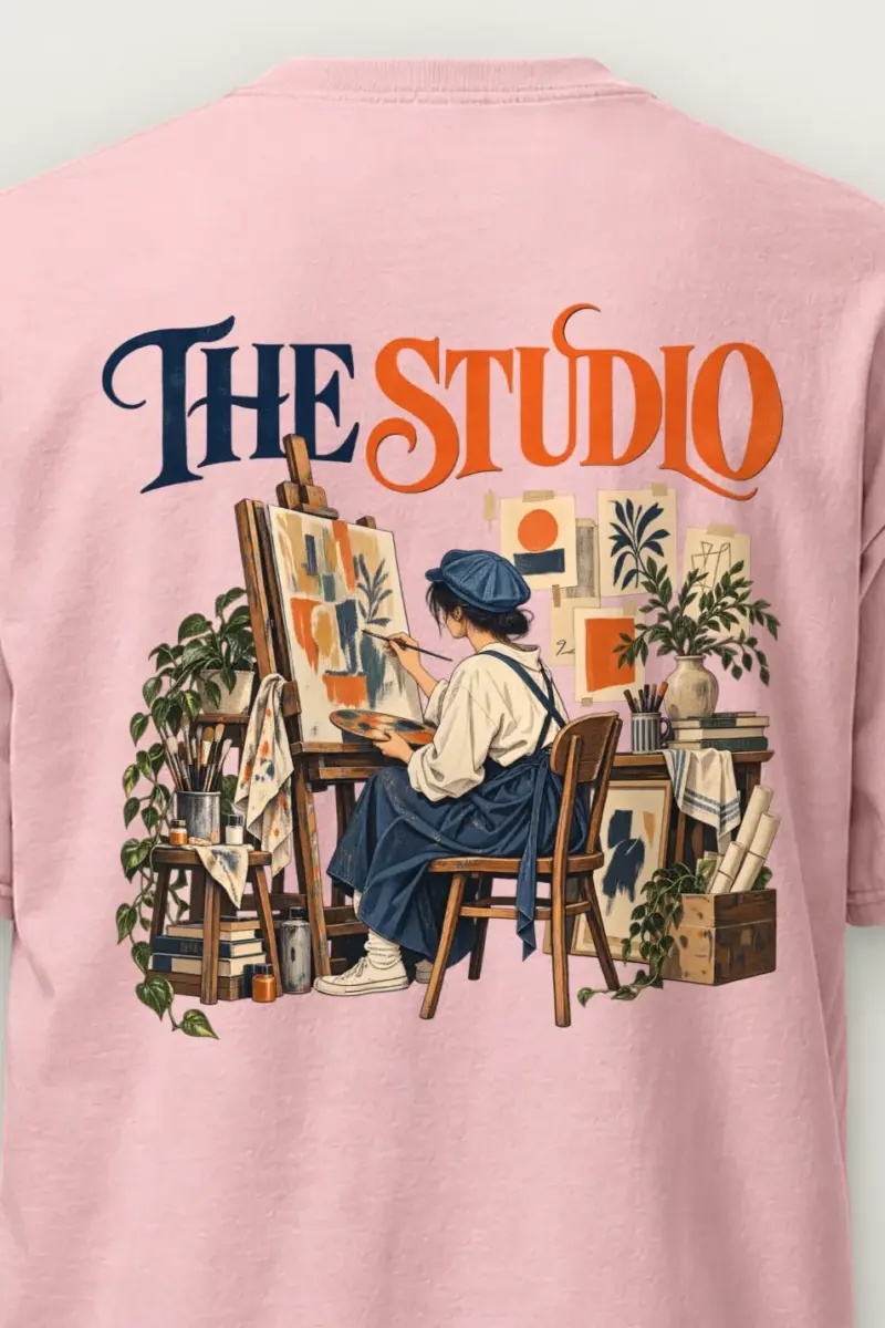 "The Studio" Heavyweight Unisex Crewneck T-shirt