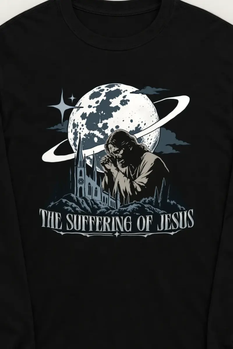 "The Suffering Of Jesus" Unisex Longsleeve T-shirt